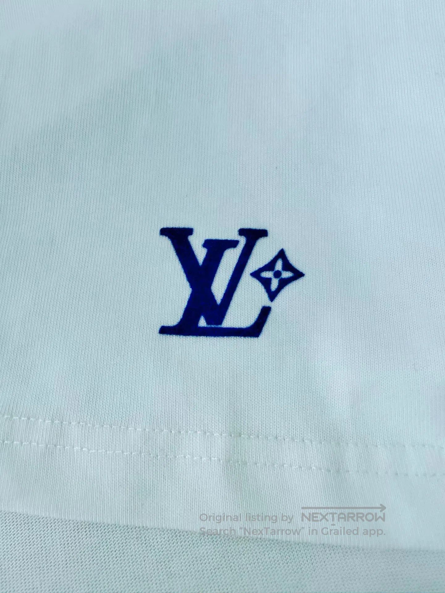 Louis Vuitton Men's White Logo Short-Sleeve T-shirt. Size US L / EU 52-54 / 3 - 4 Thumbnail