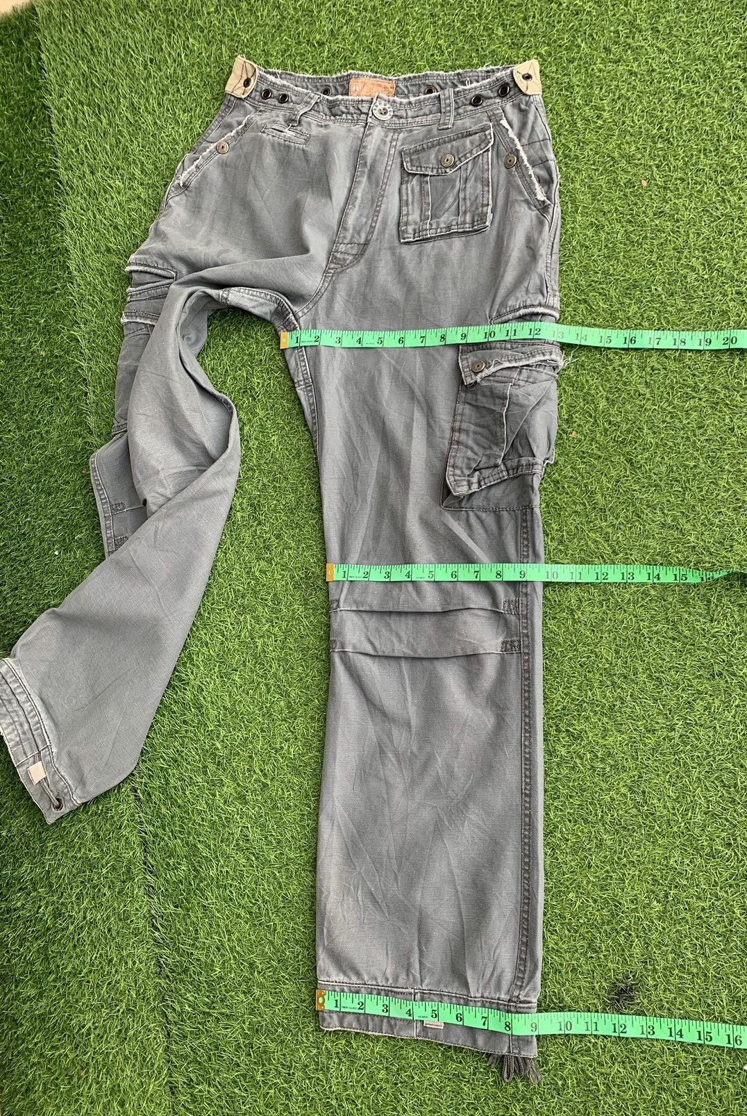 Japanese Brand 🔥 Japanese Brand 3QR Cargo Pocket Pants Size US 32 / EU 48 - 14 Thumbnail