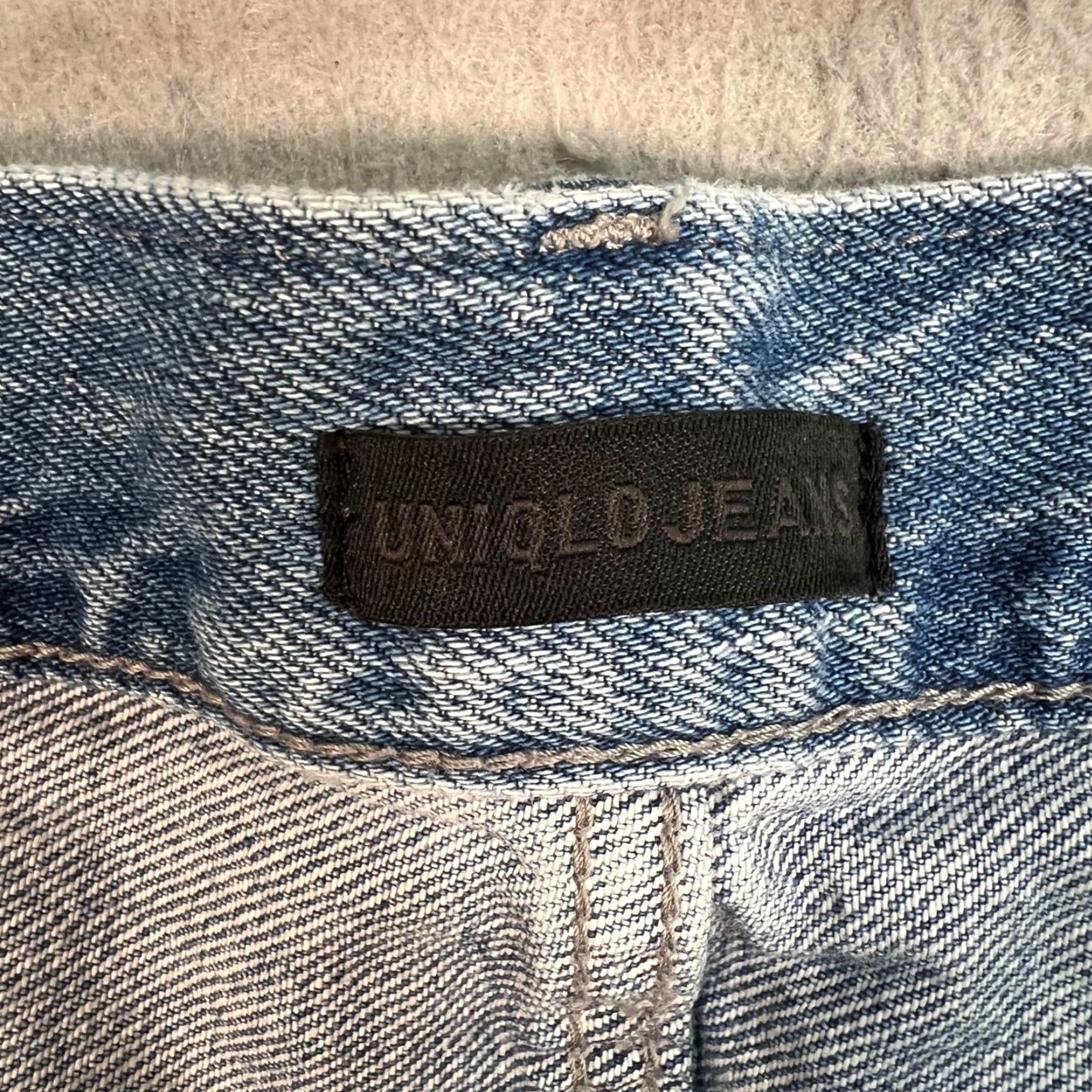 Uniqlo Uniqlo Mens Size 30 Cropped Blue Straight Leg Denim Jeans 100% Cotton Size US 30 / EU 46 - 3 Thumbnail