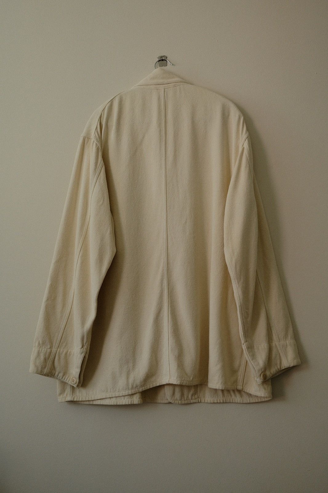 Comoli Silk Nep 1938 Jacket Ecru - 24SS Size US L / EU 52-54 / 3 - 6 Thumbnail