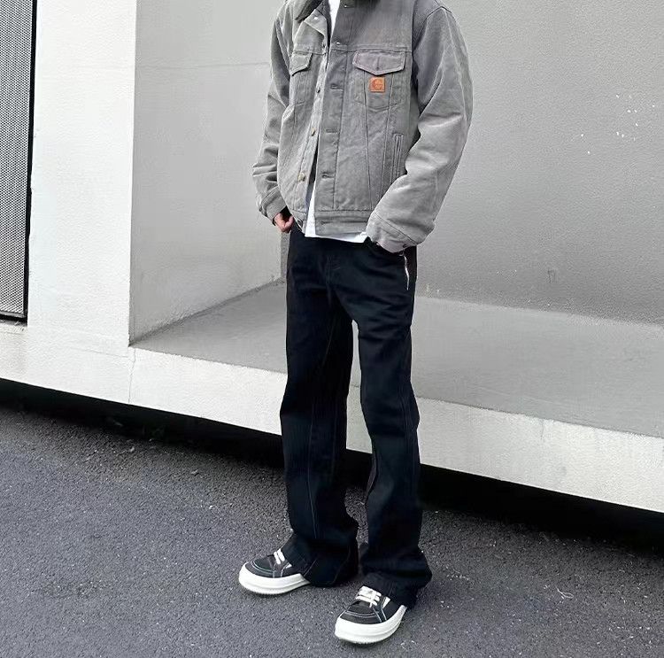 Japanese Brand × Vintage Vintage street wash design micro flare black jeans Size US 30 / EU 46 - 3 Thumbnail