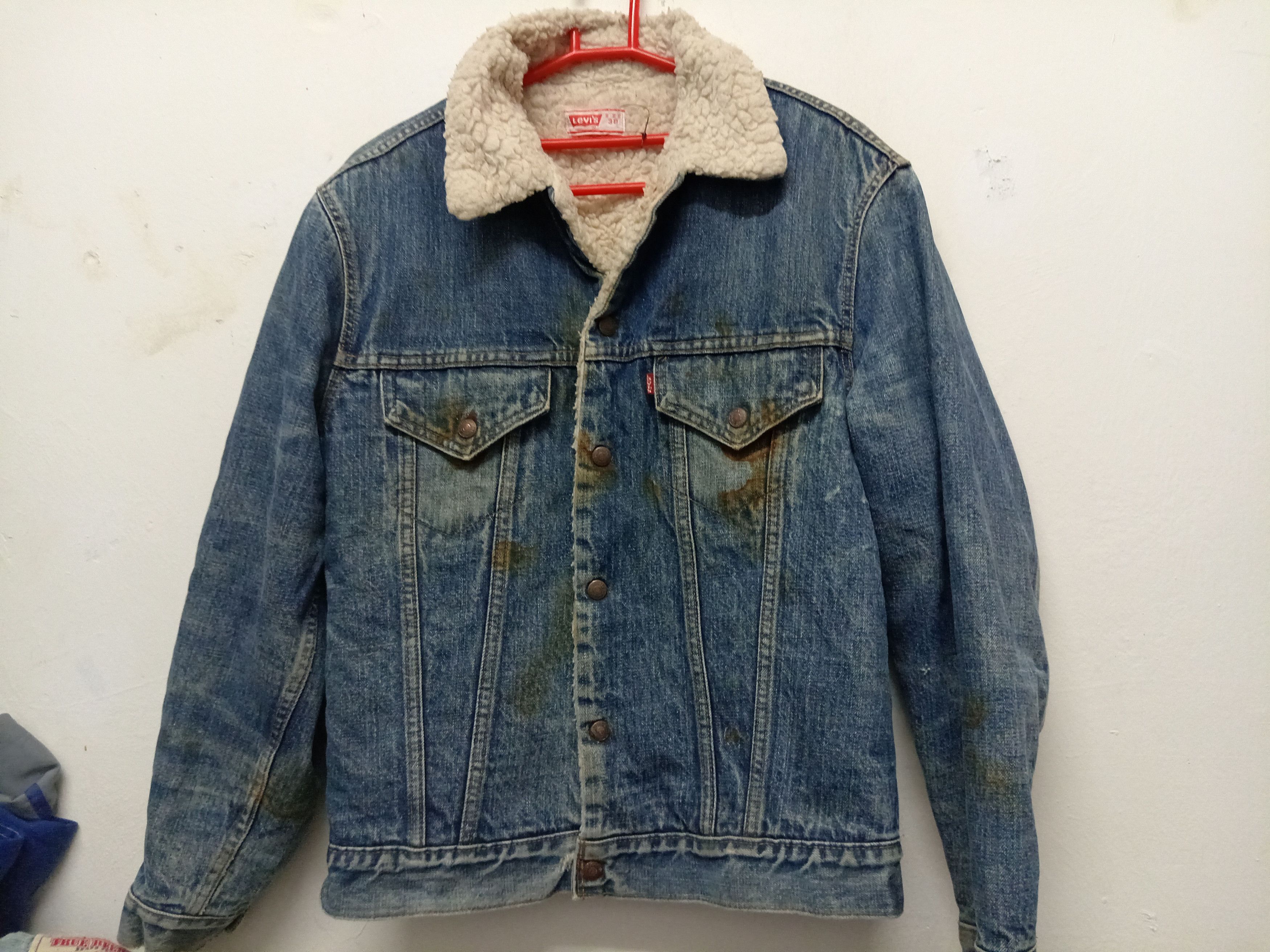 Levi's × Vintage Vintage levi's snap button sherpa denim jacket Size US S / EU 44-46 / 1 - 1 Thumbnail