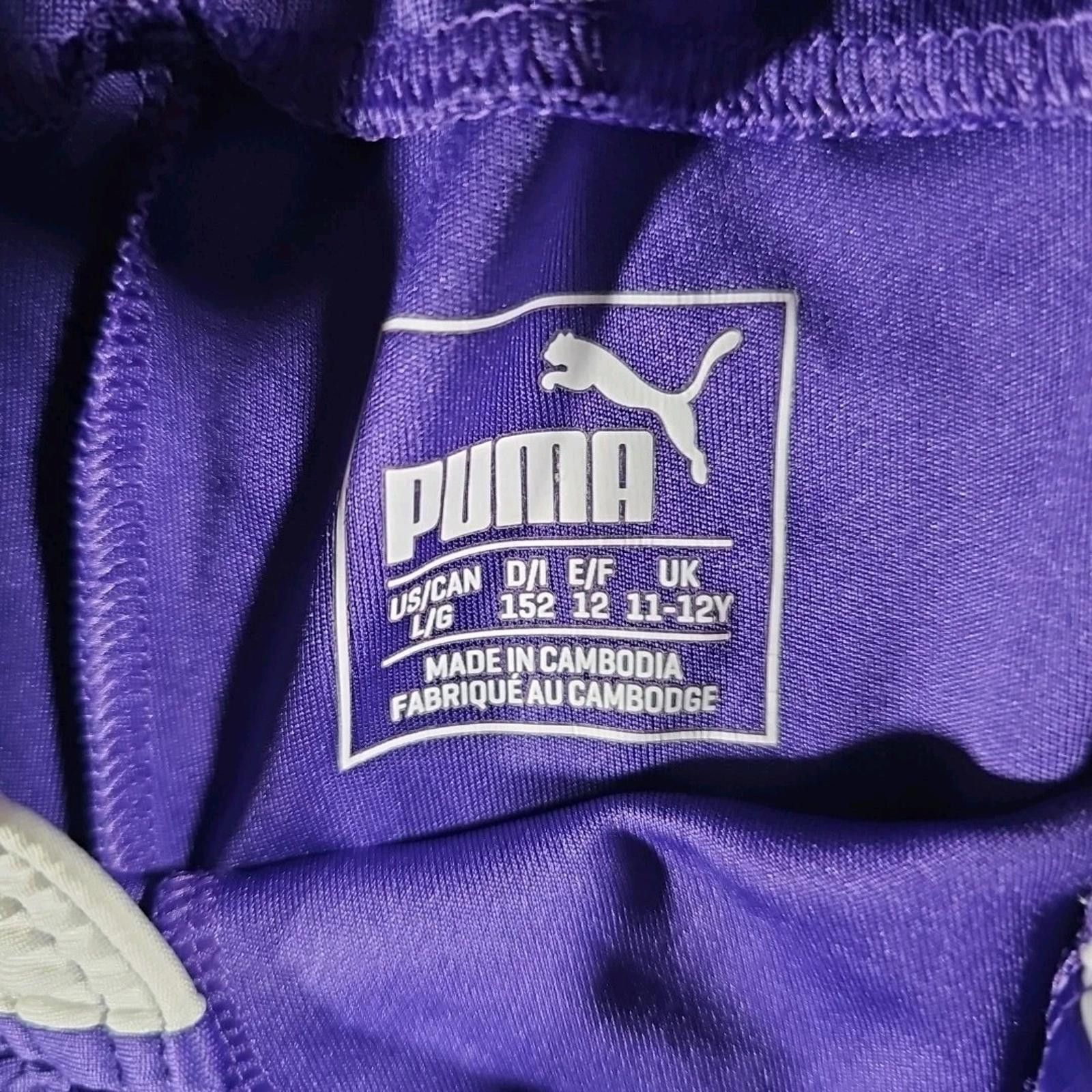 Puma RUFC Puma Purple Soccer Shorts LG Girls UK 11-12Y Size ONE SIZE - 4 Thumbnail