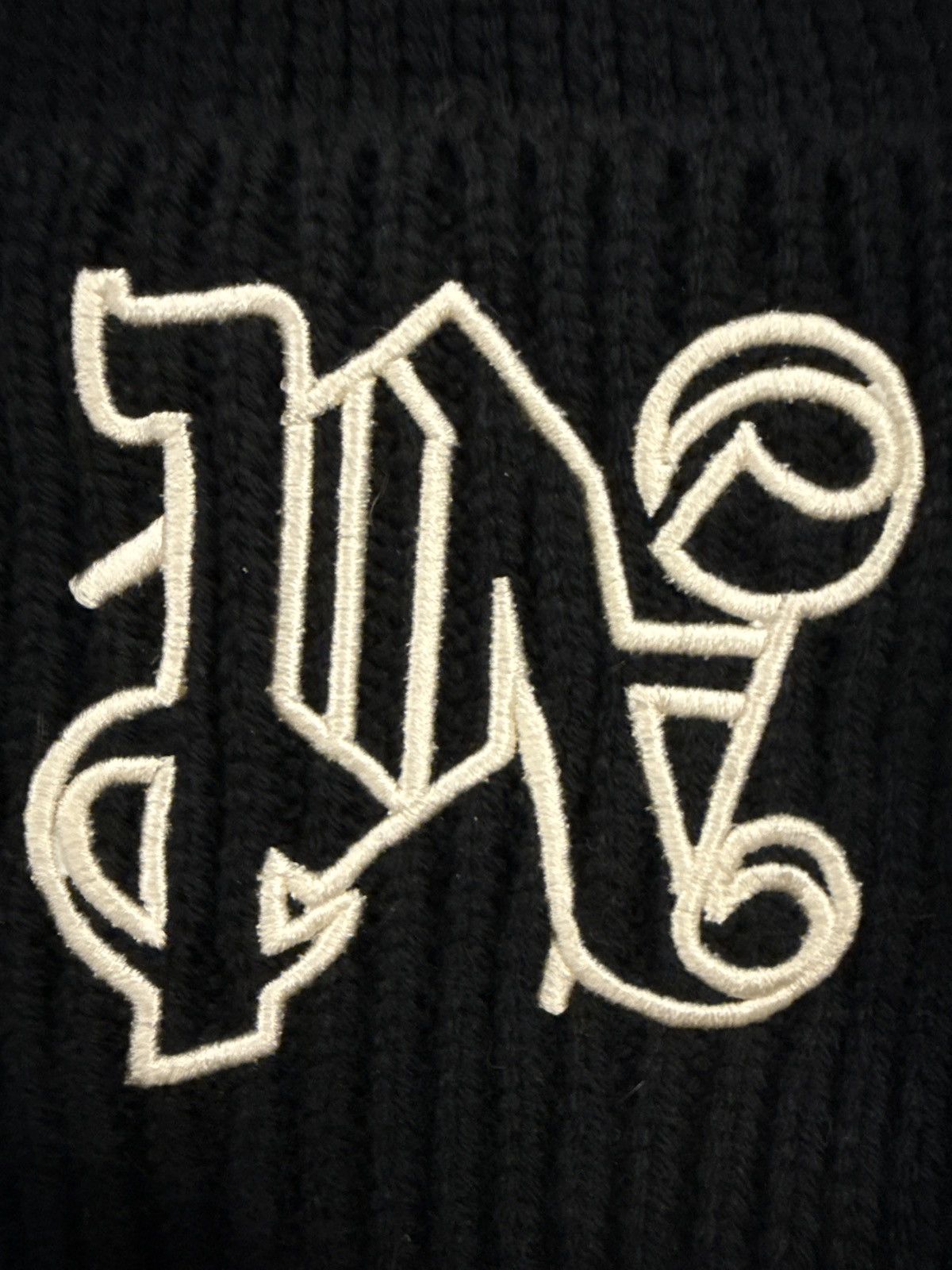 Palm Angels Palm Angels monogram knit beanie Size ONE SIZE - 2 Thumbnail