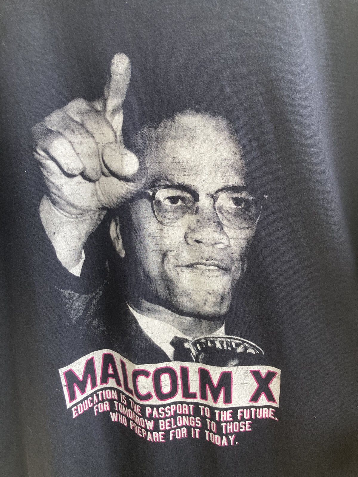 Vintage Vintage Malcom X 90s Size US XL / EU 56 / 4 - 2 Thumbnail