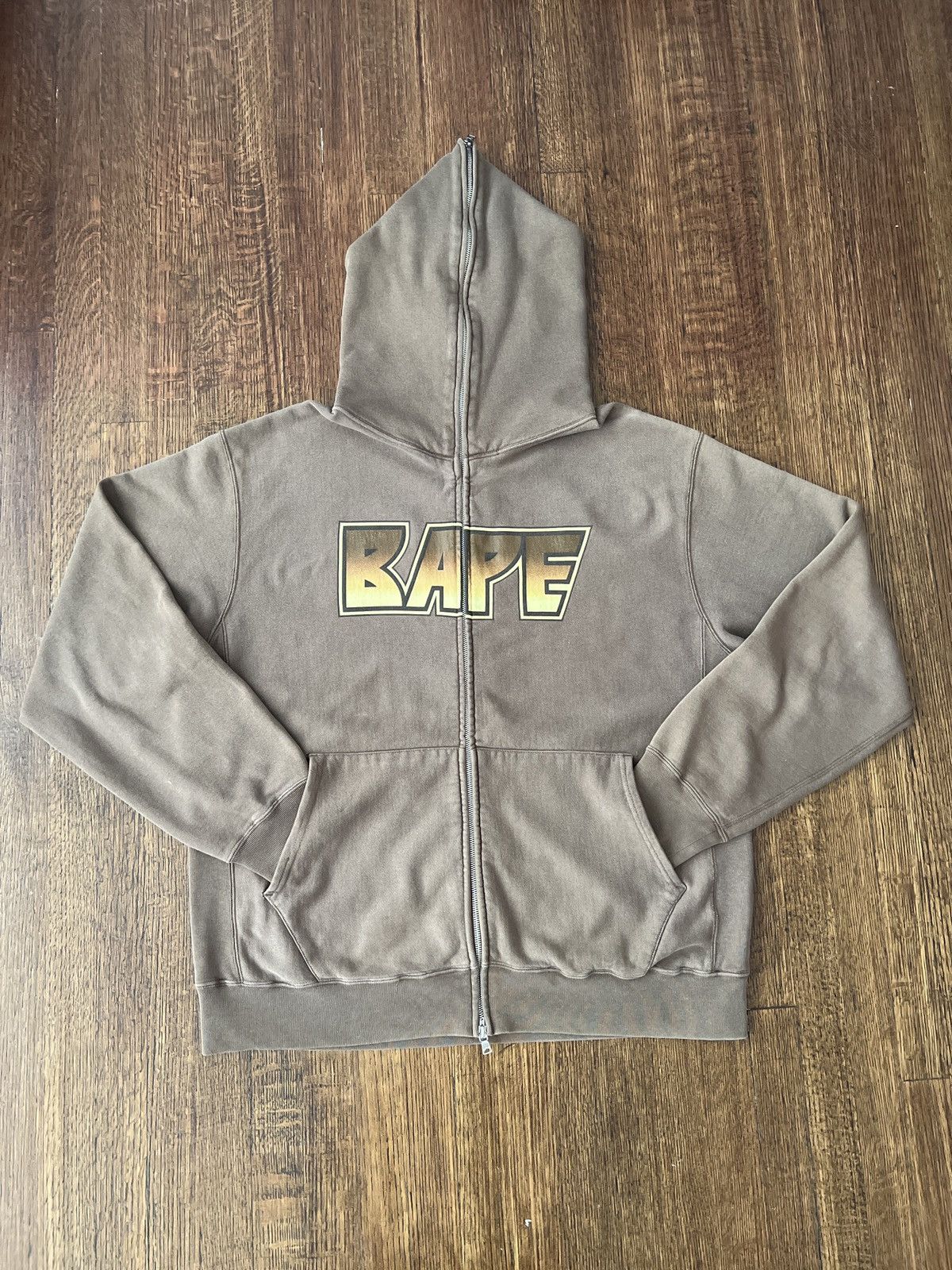 Bape × Nigo Bape Kiss Logo Full Zip Hoodie | Grailed 