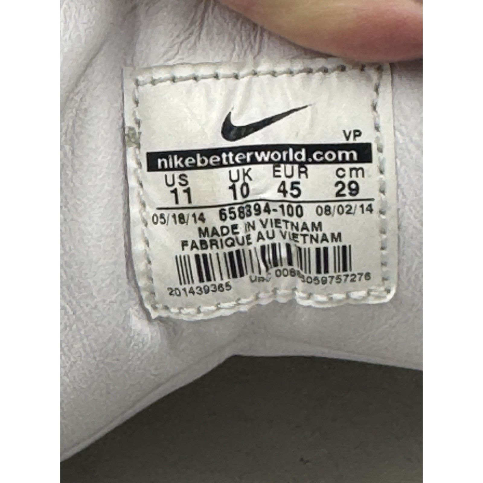 Nike Size 11 - Nike Air Python White NBS383 Size US 11 / EU 44 - 7 Thumbnail