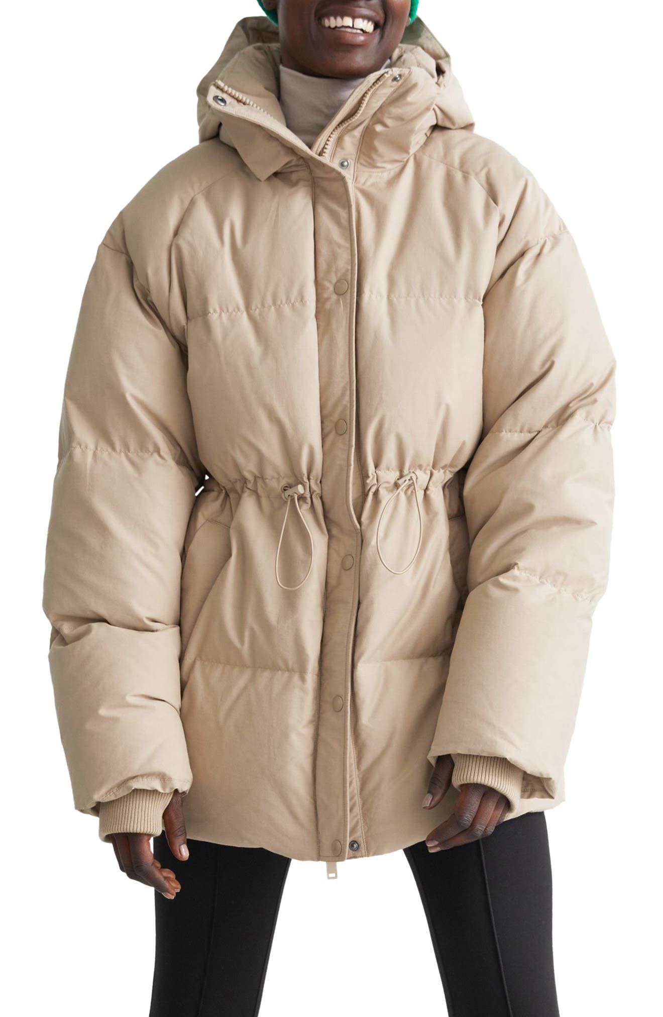 & Other Stories Oversized Hooded Down Puffer J Down Jacket