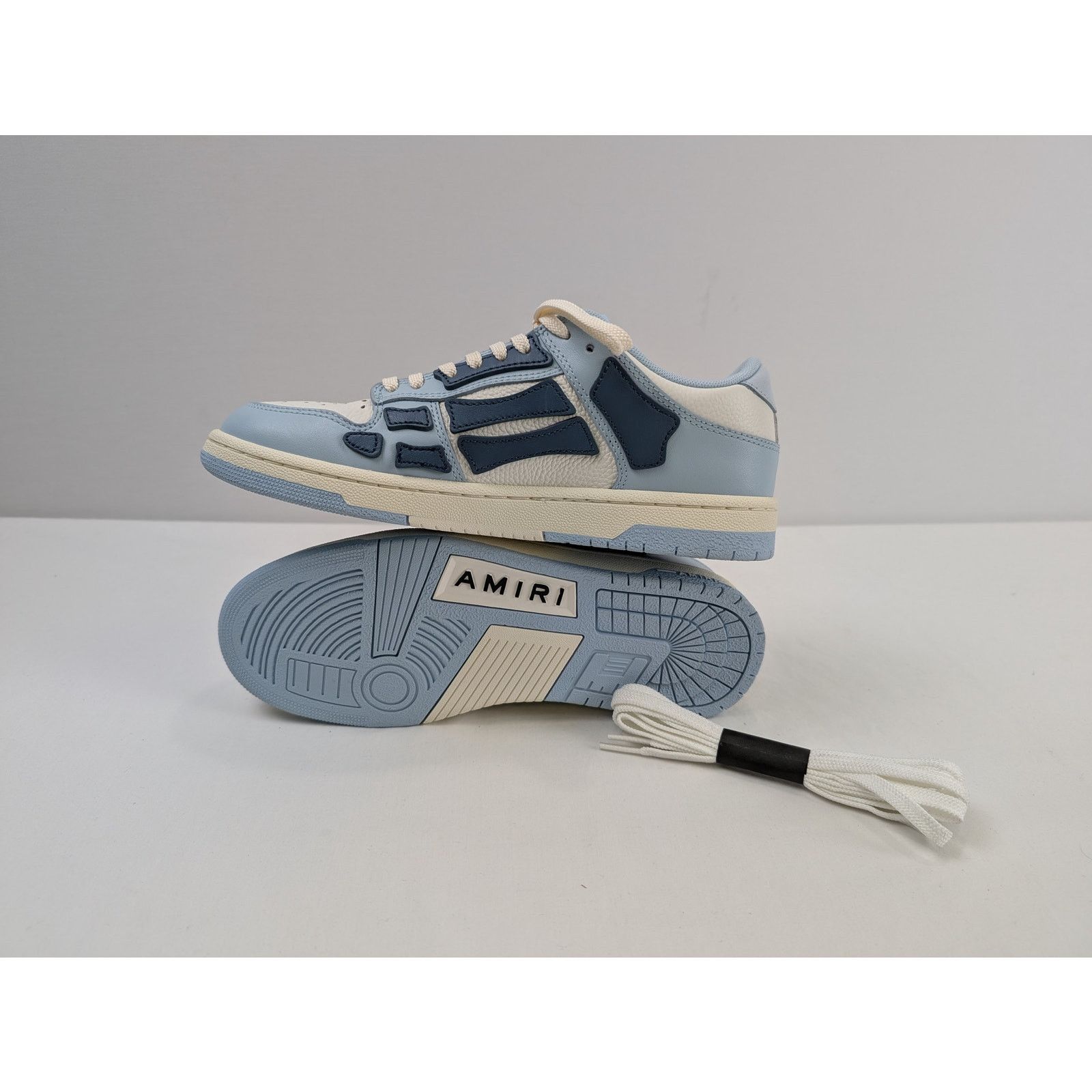 o1rshd1 Skel Top Low / Skeleton Low Top Sneakers Baby Blue