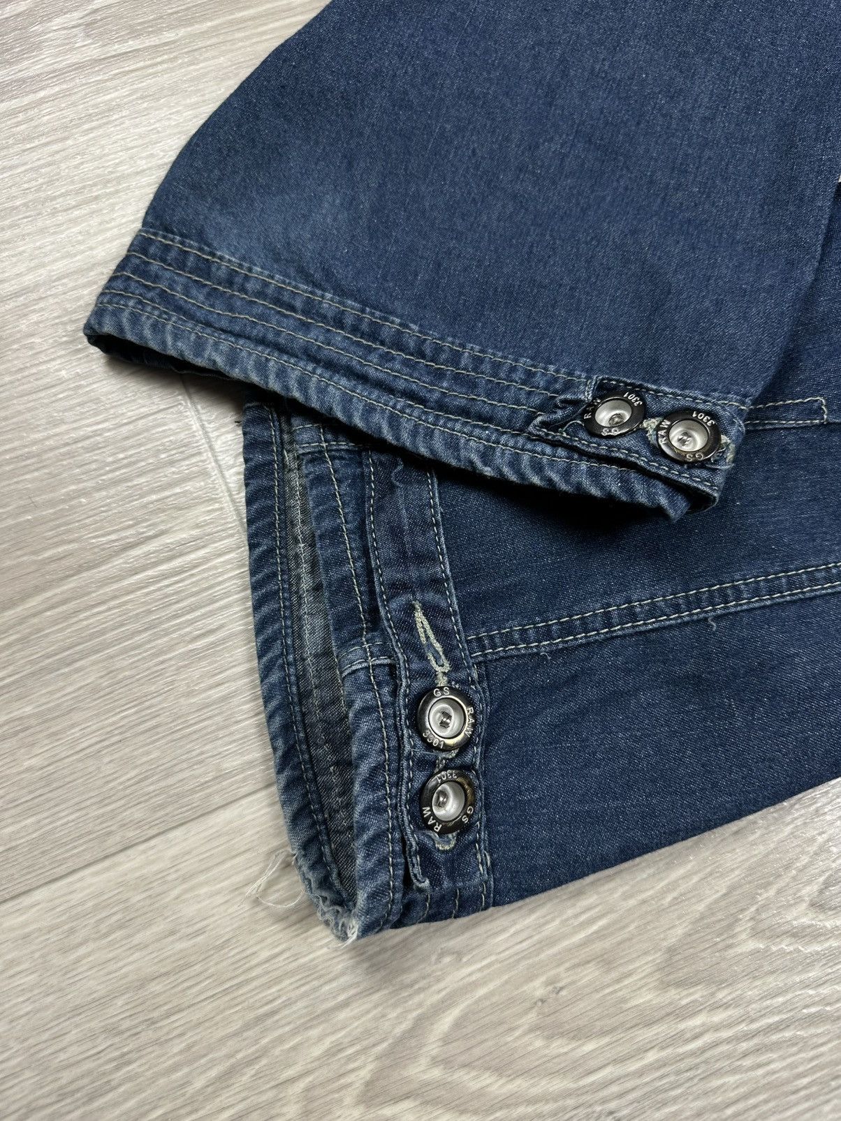 G-Star × Vintage Vintage G Star Raw Denim Biker Cargo Double Knee Pants Size US 32 / EU 48 - 11 Thumbnail