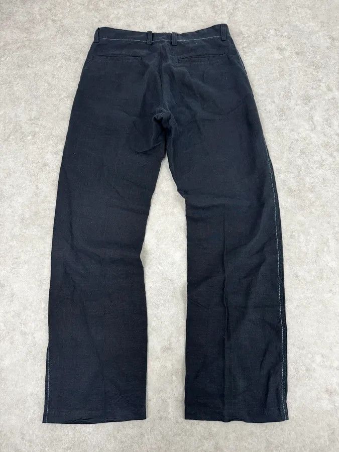 Issey Miyake Issey Miyake Navy Linen Cozy Pants Size US 32 / EU 48 - 5 Thumbnail