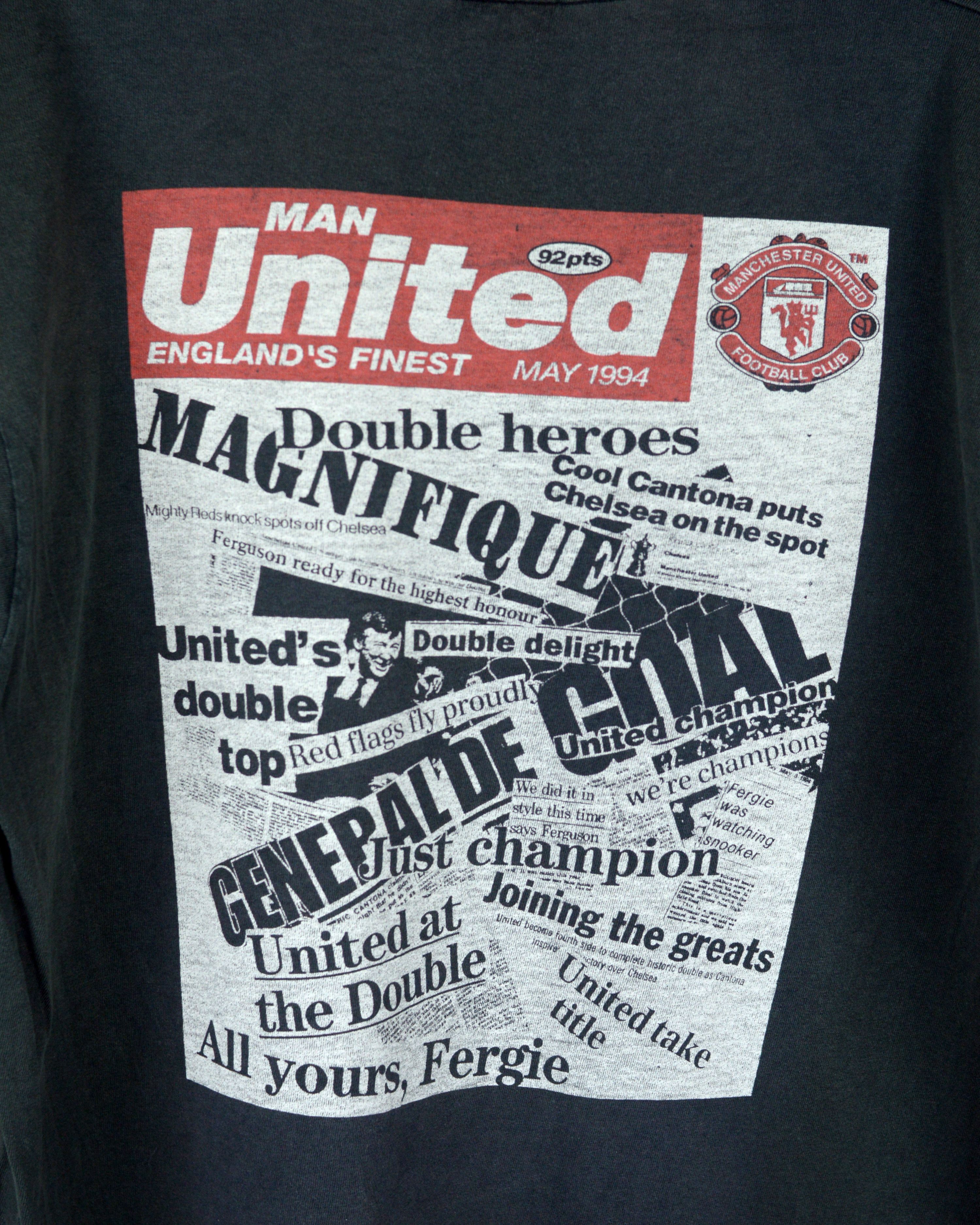 Vintage Vintage Manchester United 1994 t shirt Size US L / EU 52-54 / 3 - 6 Thumbnail