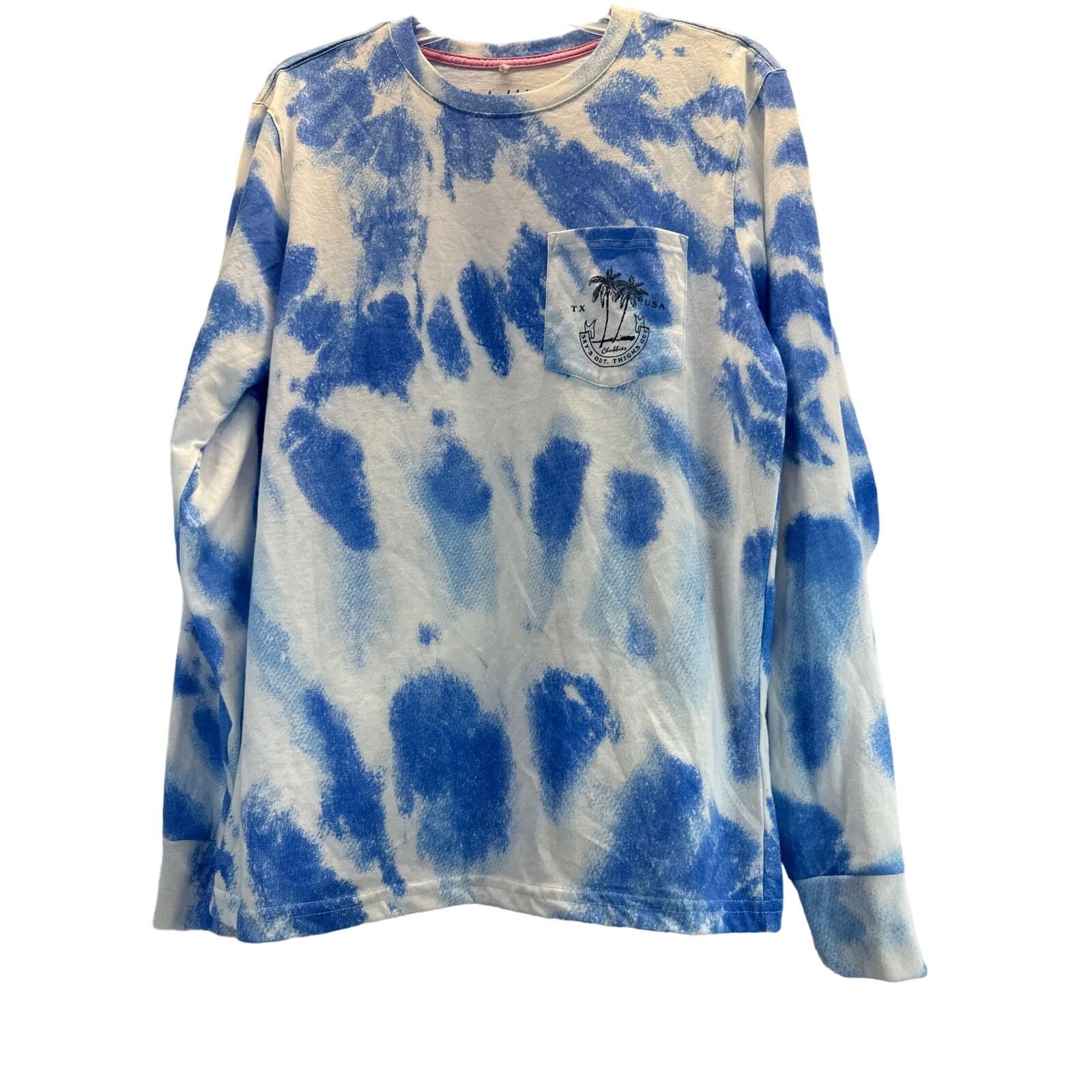 Chubbies Chubbies White Blue Longsleeve Graphic Tee men sz M Size US M / EU 48-50 / 2 - 1 Thumbnail