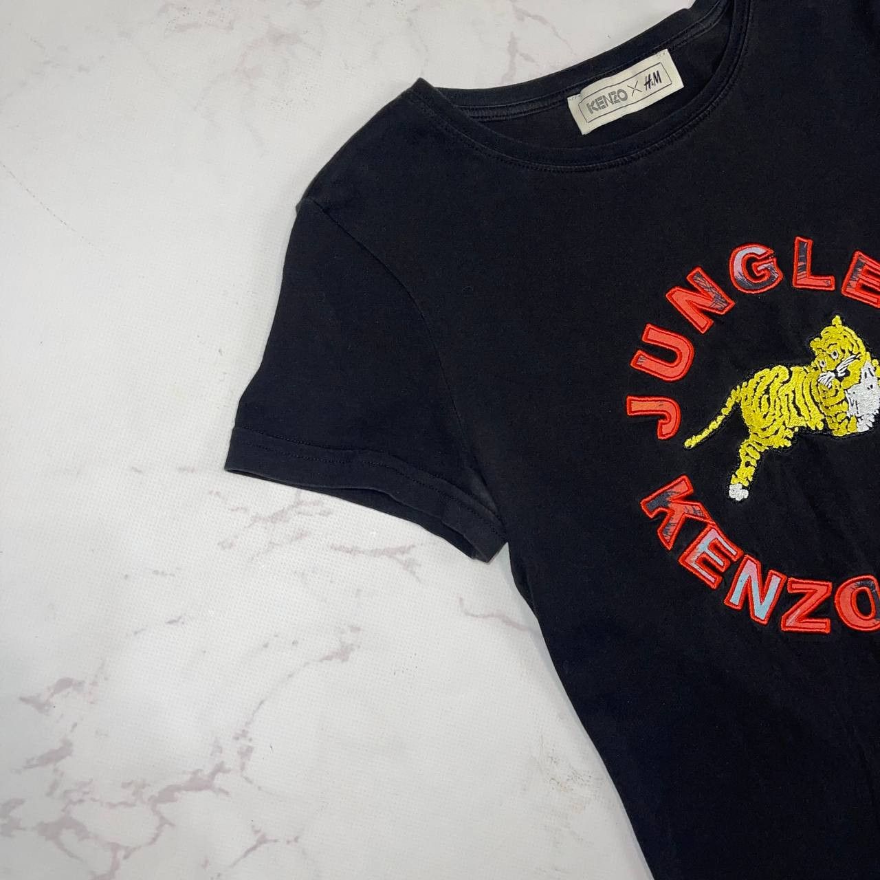 Kenzo Kenzo H&M Tiger Jungle Paris T-Shirt Embroidered Short Sleev Size S / US 4 / IT 40 - 4 Thumbnail