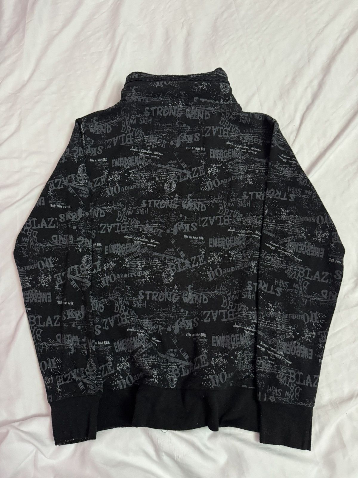 14th Addiction × If Six Was Nine × KMRii Japanese Over Crazy Poems Grunge Punk Hoodie Size US L / EU 52-54 / 3 - 4 Thumbnail