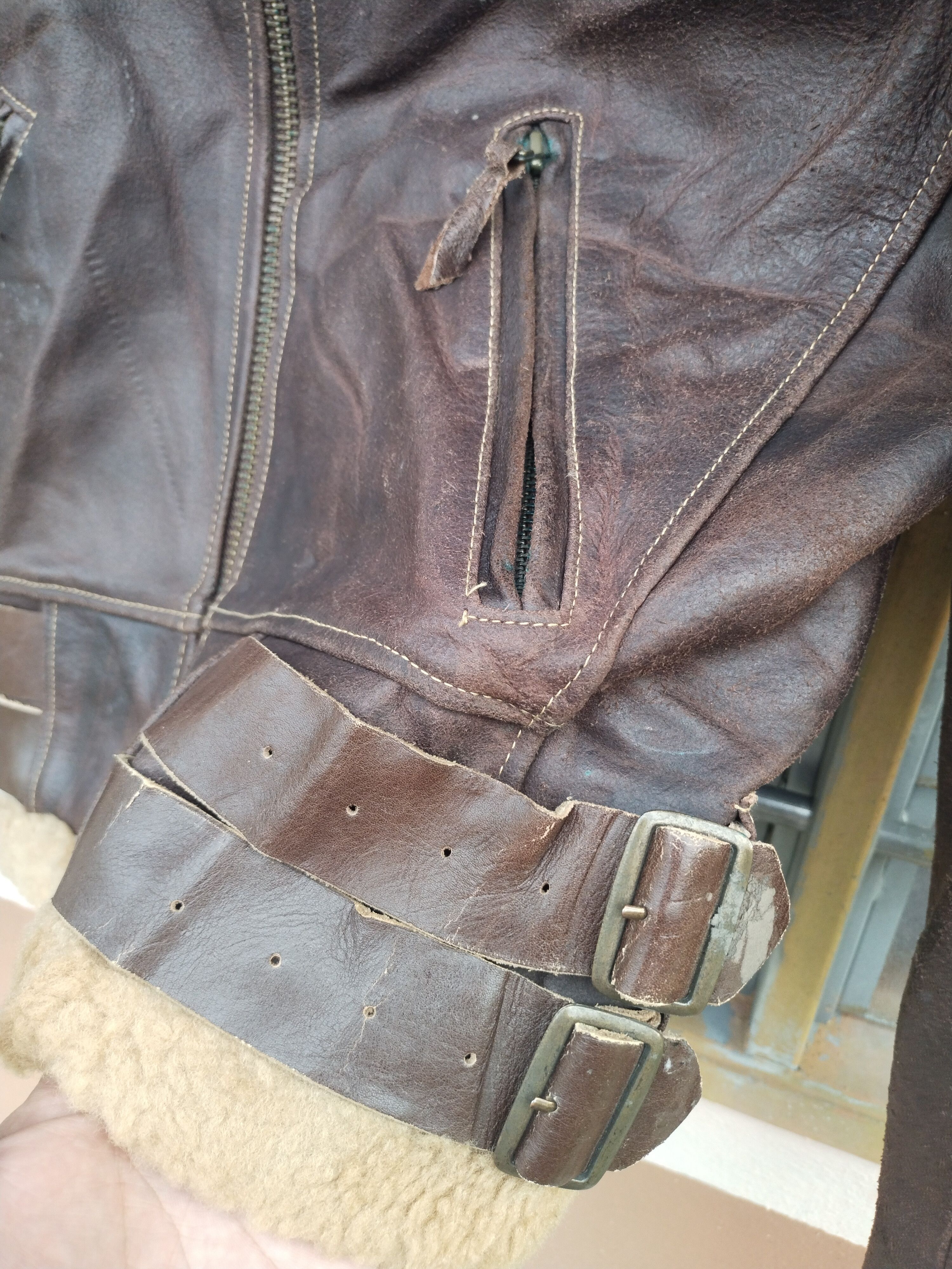 Harley Davidson Vintage C-OS 1957 Harley Davidson Motorcycle Champ Leather Size US L / EU 52-54 / 3 - 8 Thumbnail