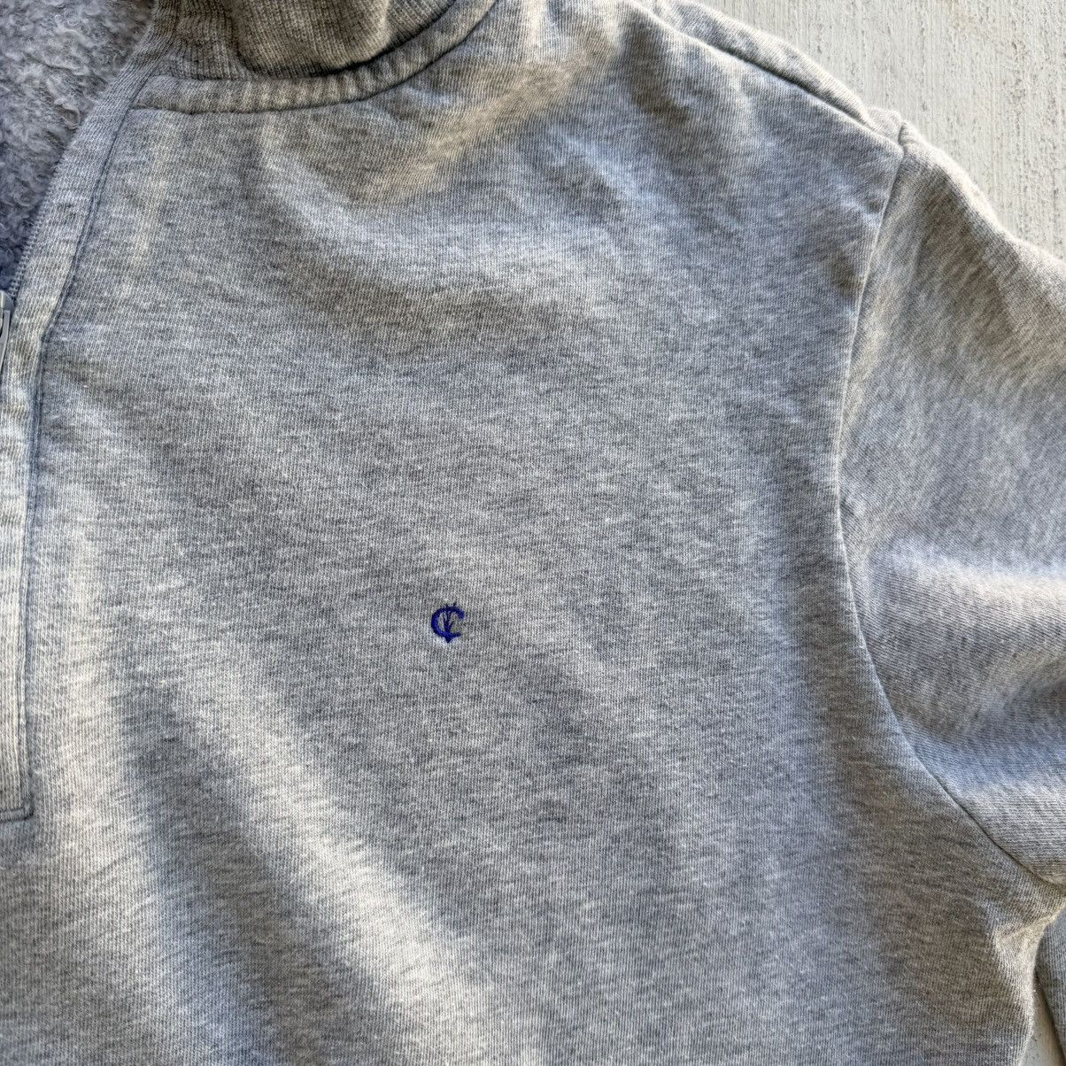 Criquet Criquet Men Gray 1/4 Zip Large Long Sleeve Pullover Golf Size US L / EU 52-54 / 3 - 3 Thumbnail