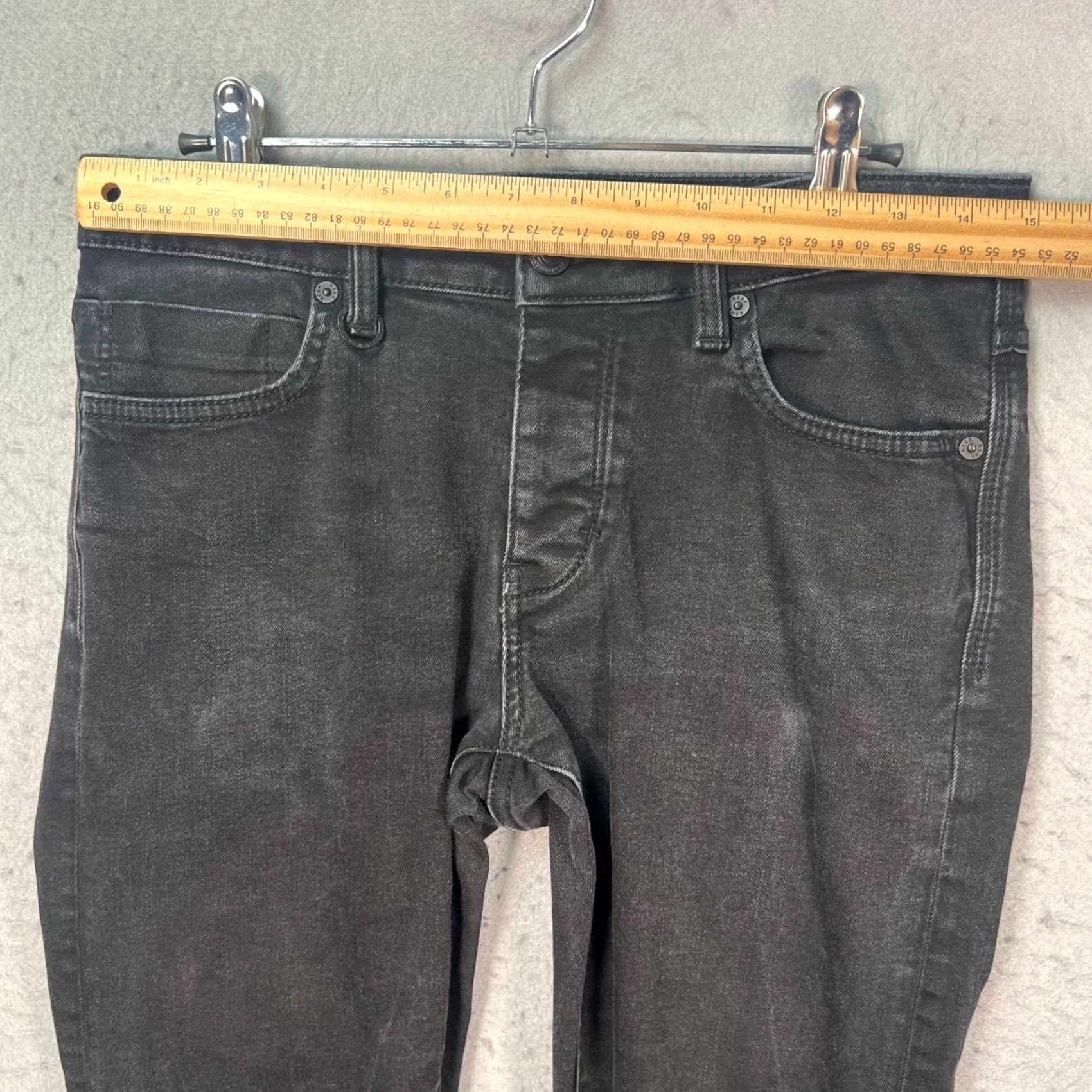 Vintage Neuw Jeans Skinny Black Denim 30x29 Mens Slim 5-Pocket Rise Mid Vintage: No (Original) Size US 30 / EU 46 - 6 Thumbnail