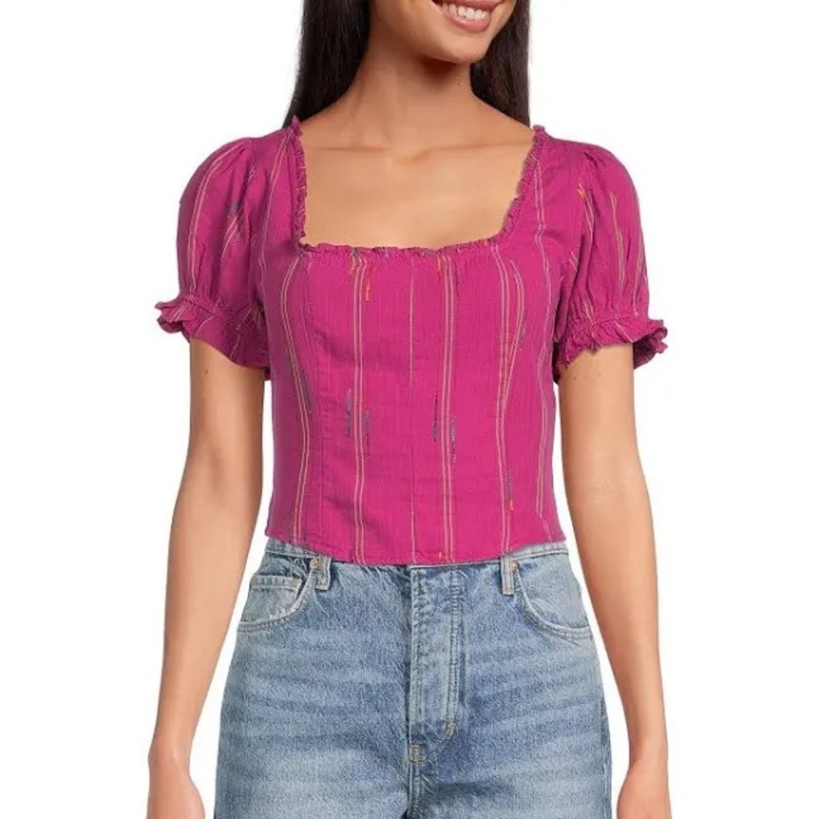 Free People NWT seatonin corset free people top Size S / US 4 / IT 40 - 1 Thumbnail