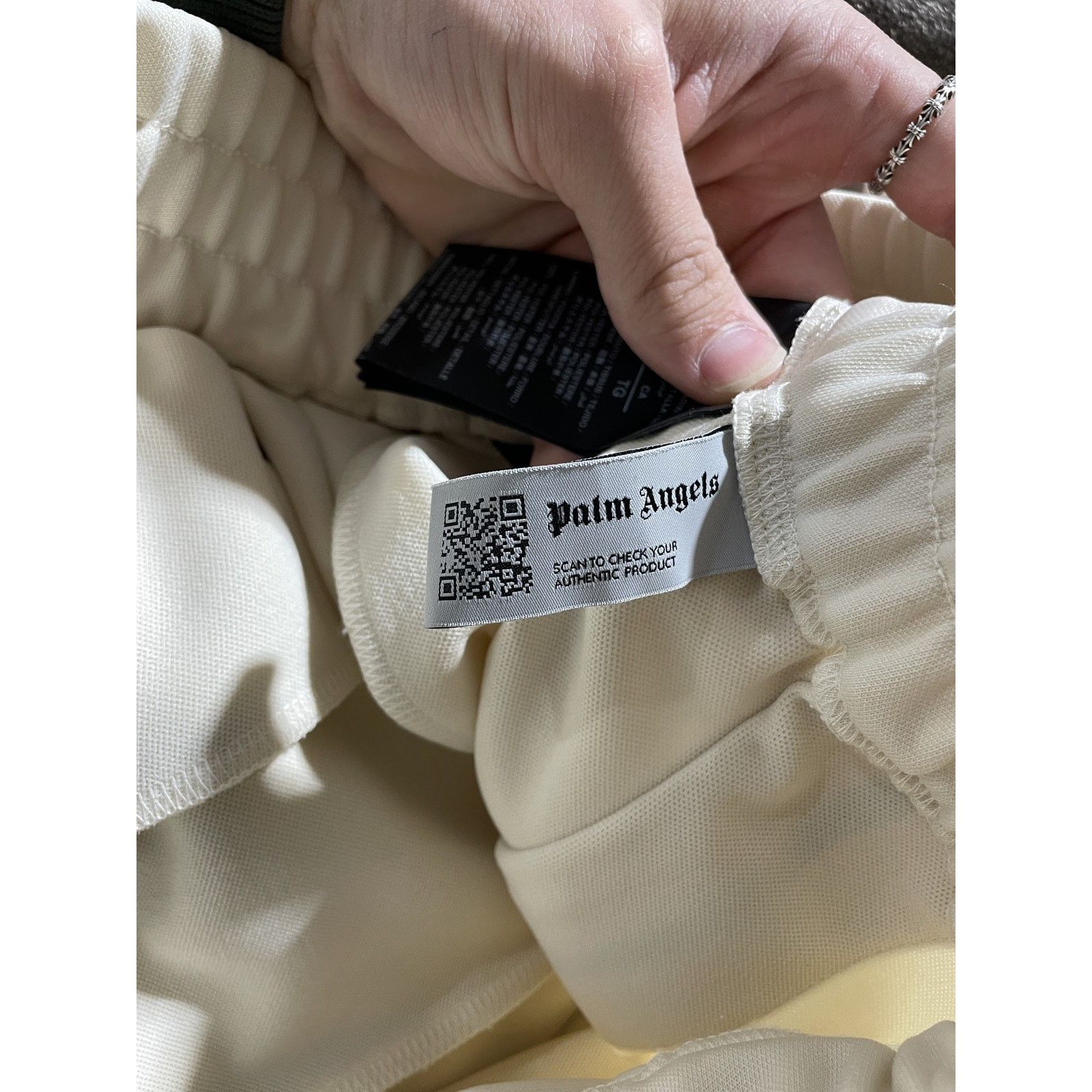 Palm Angels PALM ANGELS FLARE TRACK PANTS 'BUTTER' SIZE XL PREOWNED Size US 34 / EU 50 - 7 Thumbnail