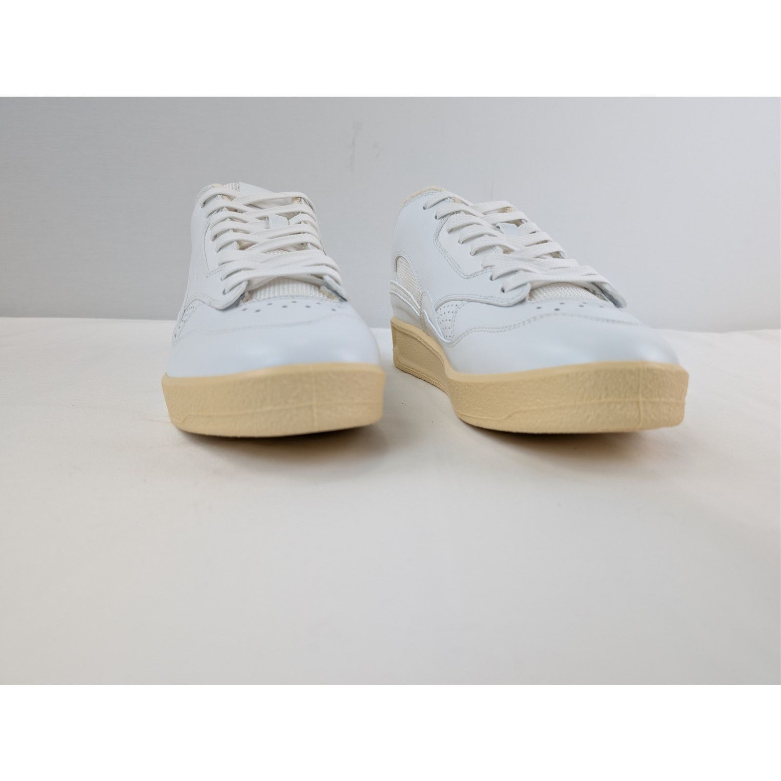 Jil Sander o1rshd1 Dragon Fabric Gummy Cow Nappa Sneakers in White Size US 11 / EU 44 - 6 Thumbnail