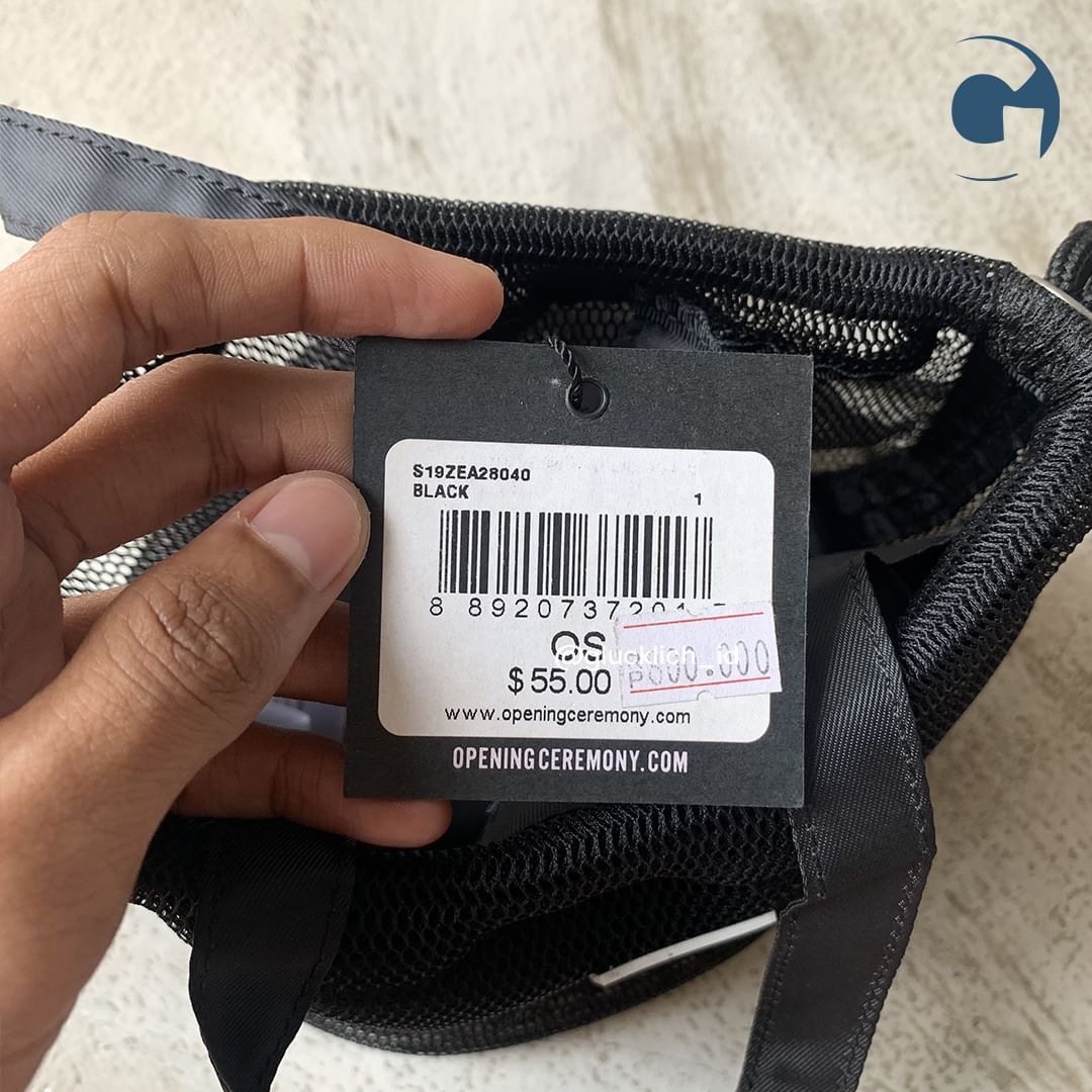 Opening Ceremony Opening Ceremony, Mini Drawstring Shoulder Bag in Black Size ONE SIZE - 5 Thumbnail