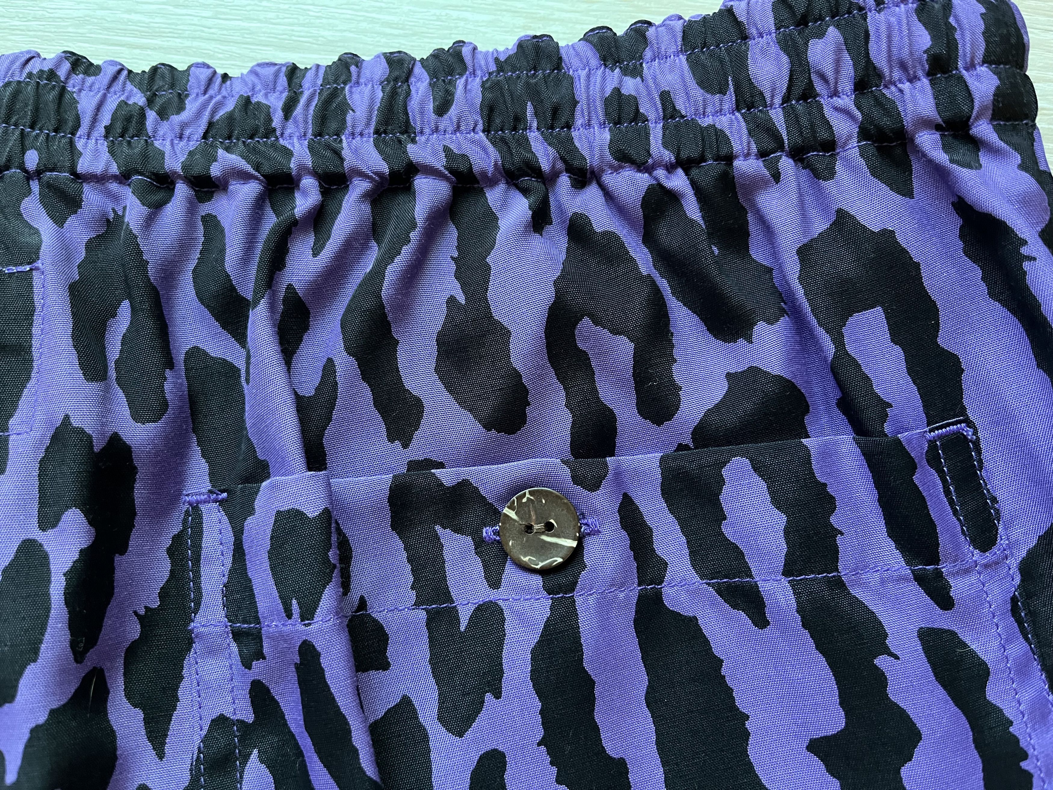 Wacko Maria HAWAIIAN SHORTS ( TYPE-2 ) (PURPLE) Size US 32 / EU 48 - 3 Thumbnail