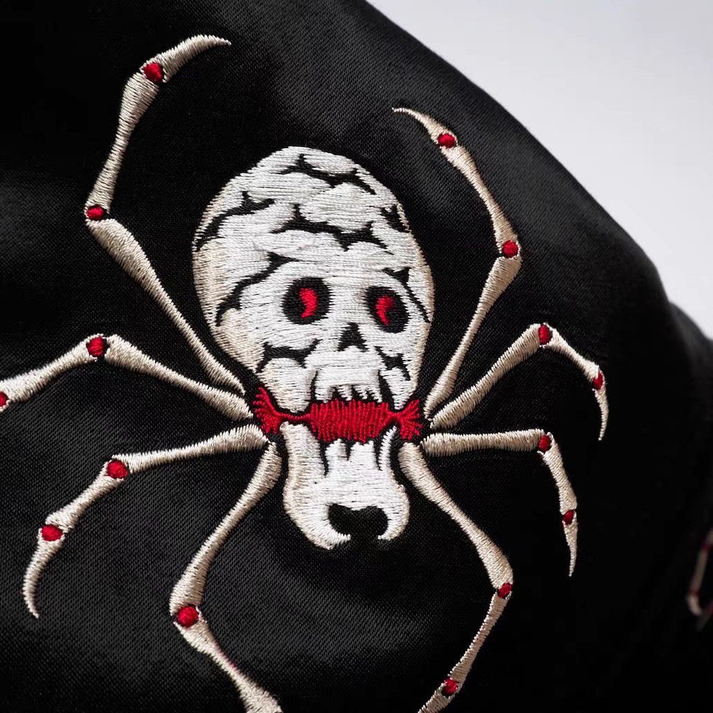 Backbone Backbone Spider & Bat Embroidery Sukajan Jacket K11 Size US L / EU 52-54 / 3 - 5 Thumbnail