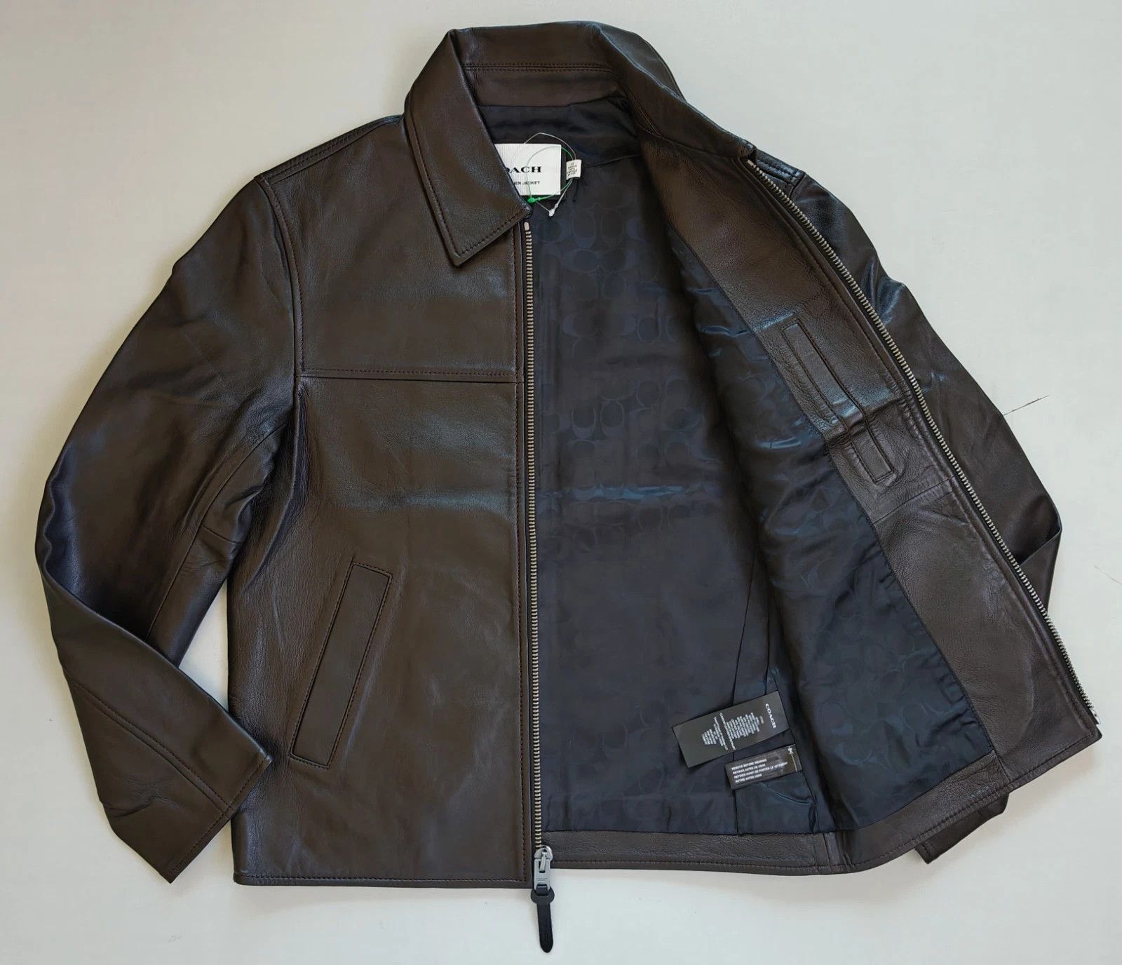 Coach Coach Leather Jacket FTP 5068 Size US XS / EU 42 / 0 - 6 Thumbnail