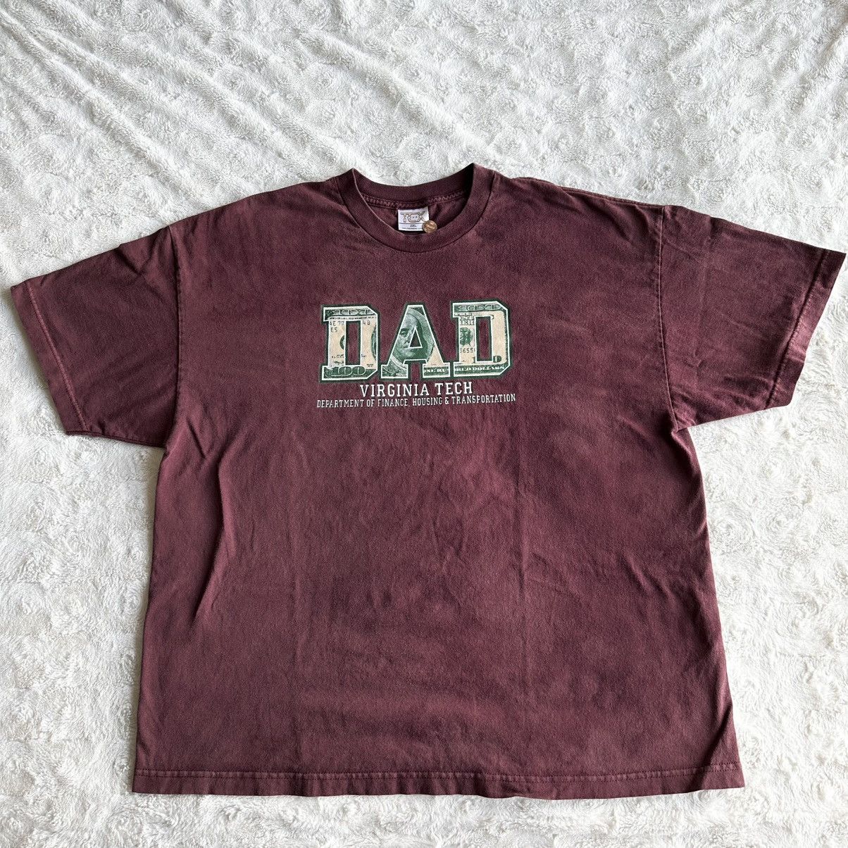 Other Vintage Virginia Tech Shirt Tee Mens XXL Maroon VT Hokies Size US XXL / EU 58 / 5 - 2 Thumbnail