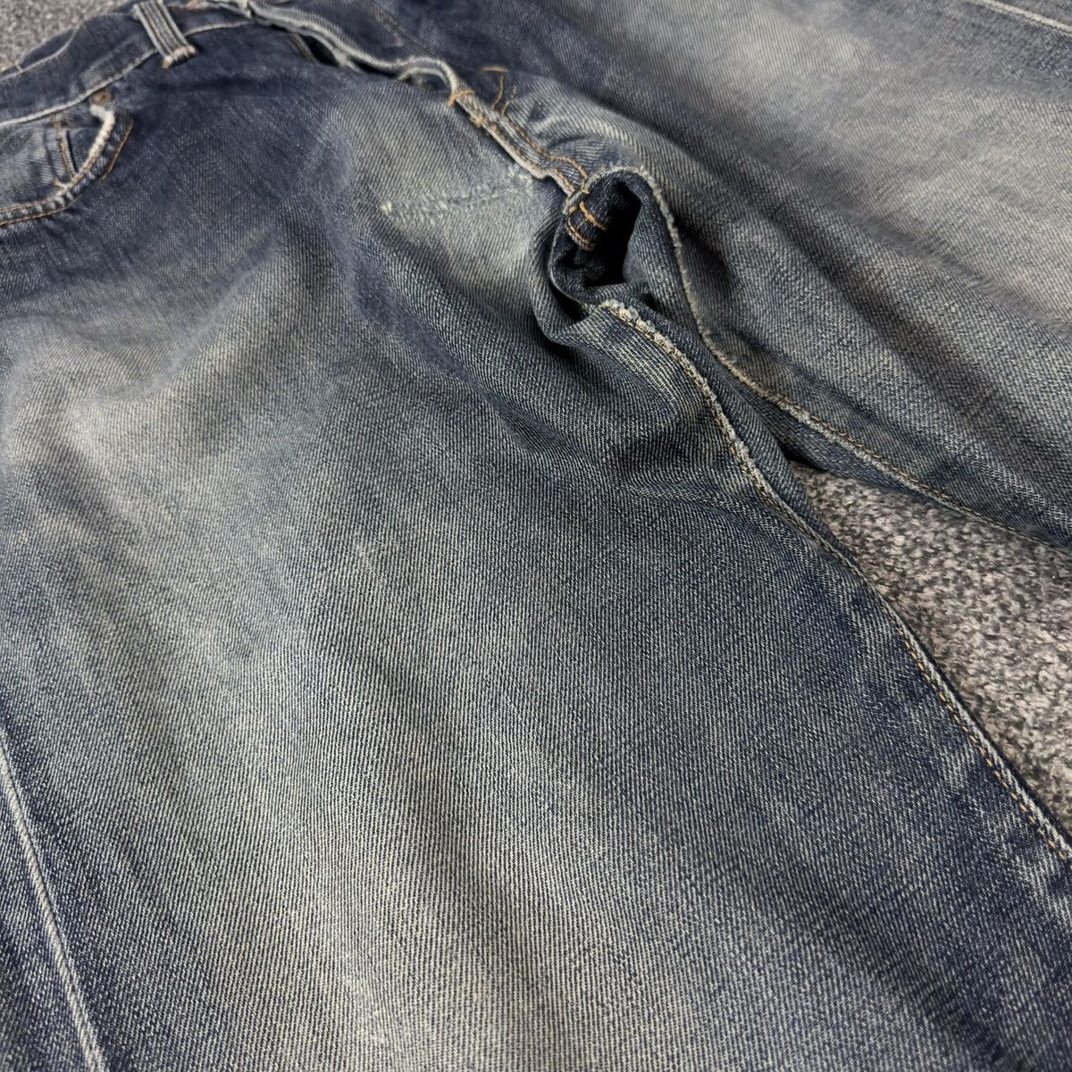 Kapital Vintage Japanese Denim Edwin 505sx Distressed Selvedge Baggy Size US 32 / EU 48 - 6 Thumbnail