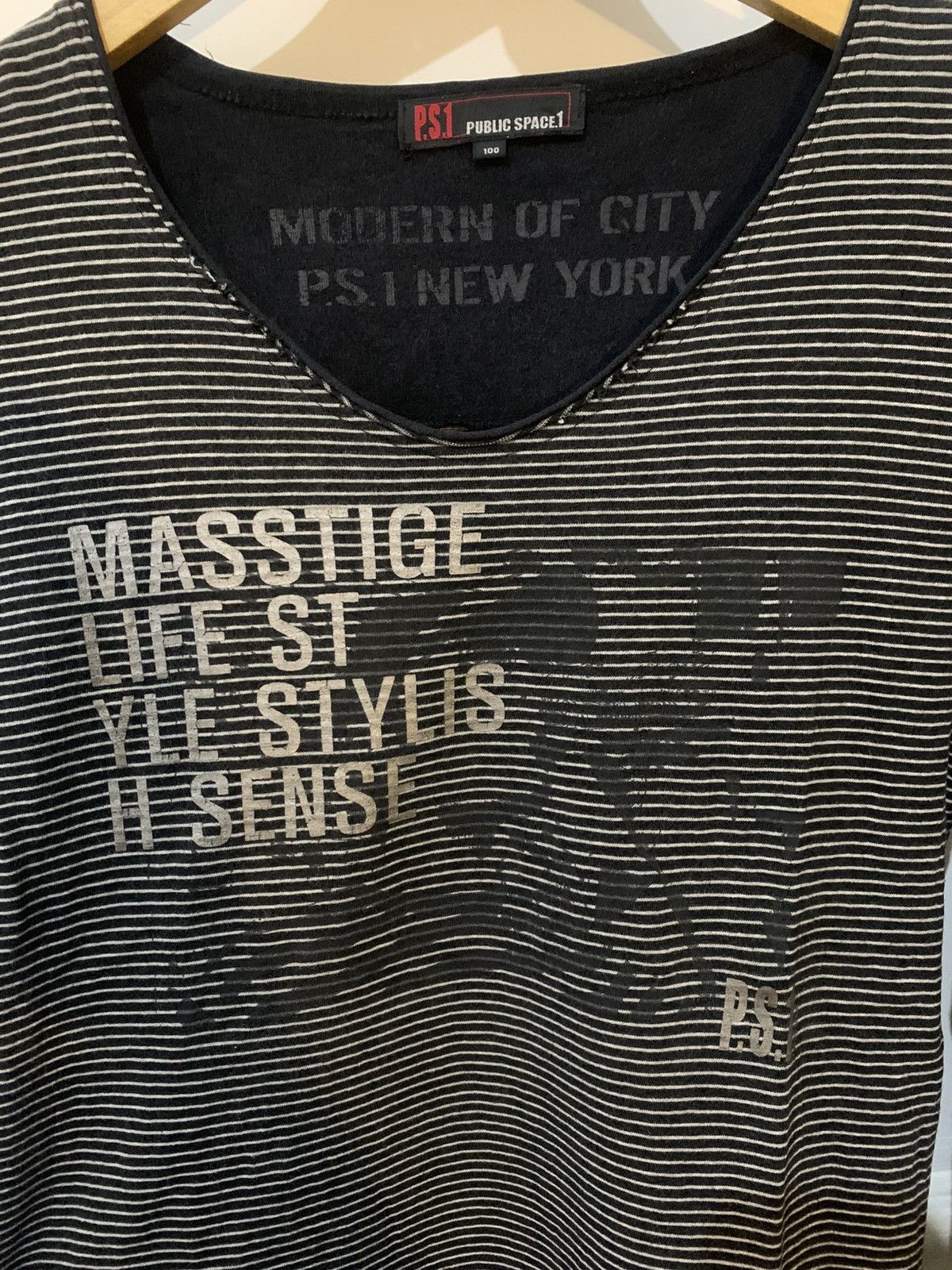 Japanese Brand 2000s Publicspace • Japanese poem stripped curt cobain styel Size US M / EU 48-50 / 2 - 5 Thumbnail