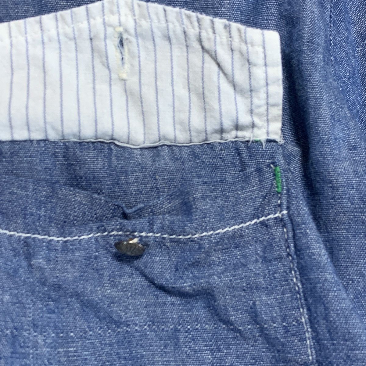 Kapital KAPITAL CONCHO BUTTON CHAMBRAY S/S SHIRT Size US M / EU 48-50 / 2 - 8 Thumbnail