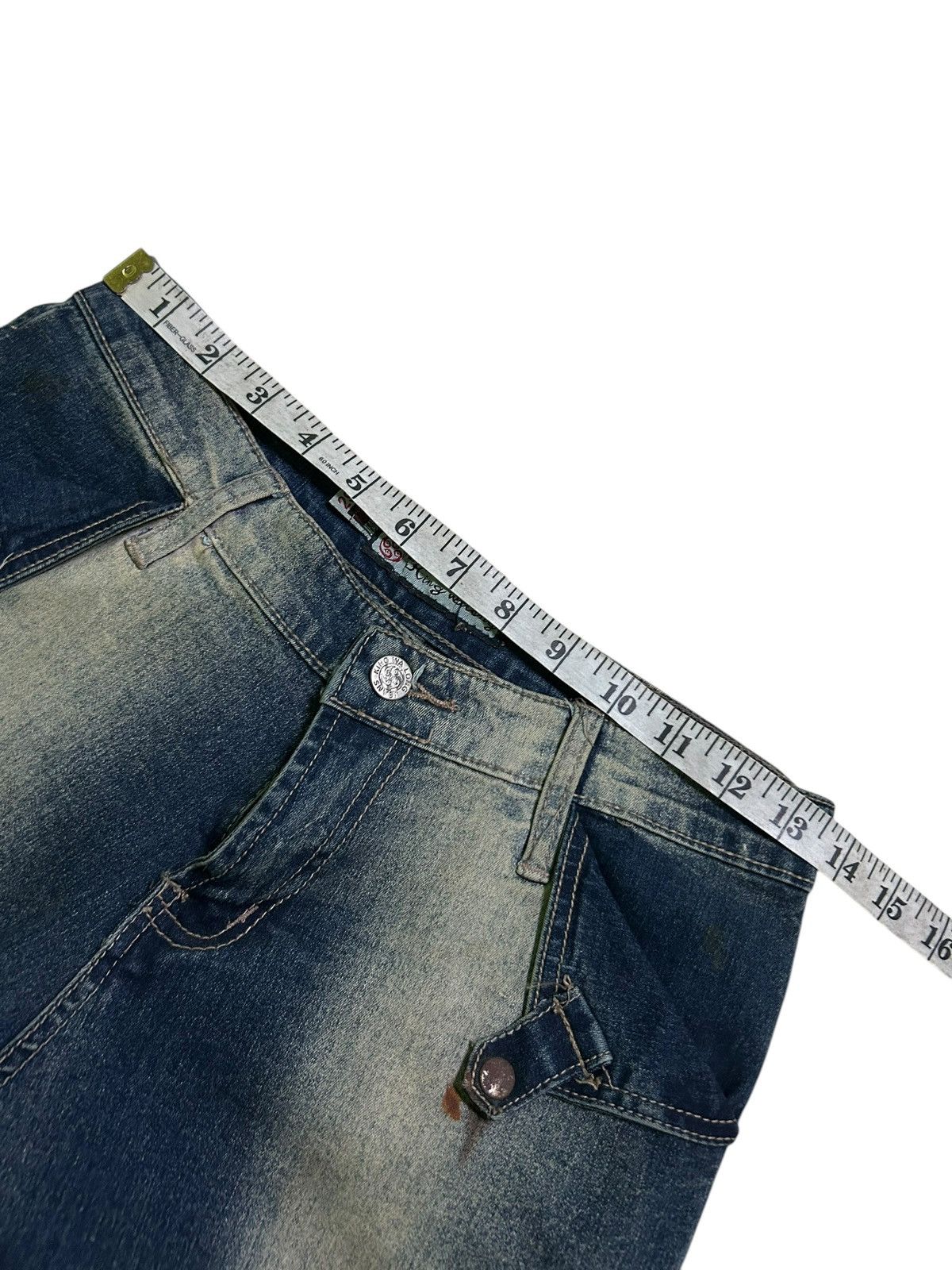 Japanese Brand × Kapital × Vintage FLARE Japanese Denim Jeans Rusty Mudwash Faded Rare Size US 27 - 18 Thumbnail