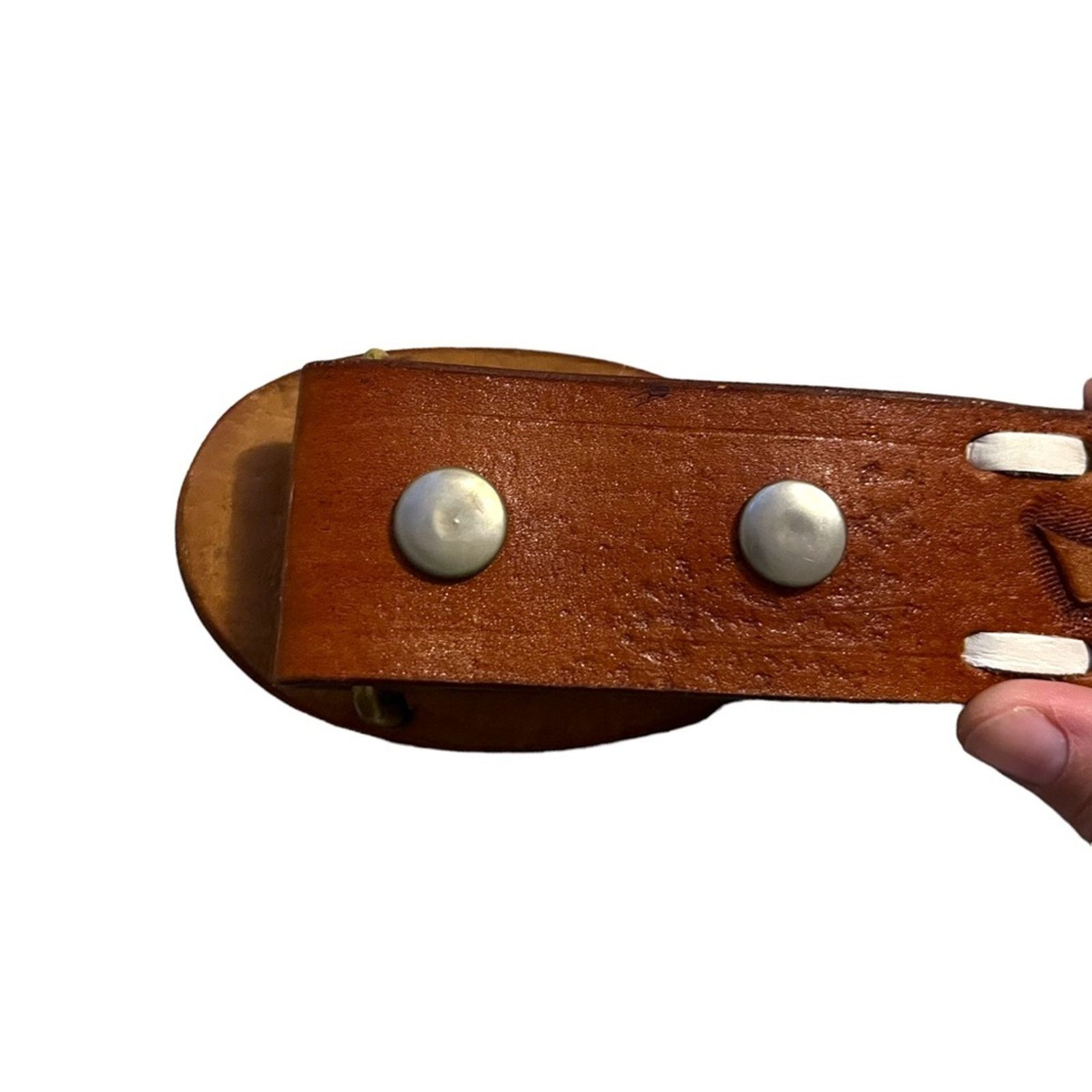 Vintage Vintage Tool Leather and Buckle Belt Size ONE SIZE - 4 Thumbnail