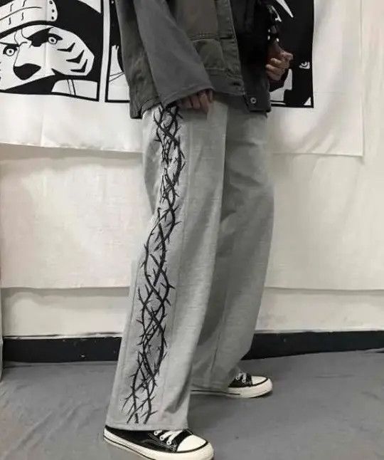 Japanese Brand Asakura x Kaoda Side Print Sweatpant Size US 31 - 5 Thumbnail