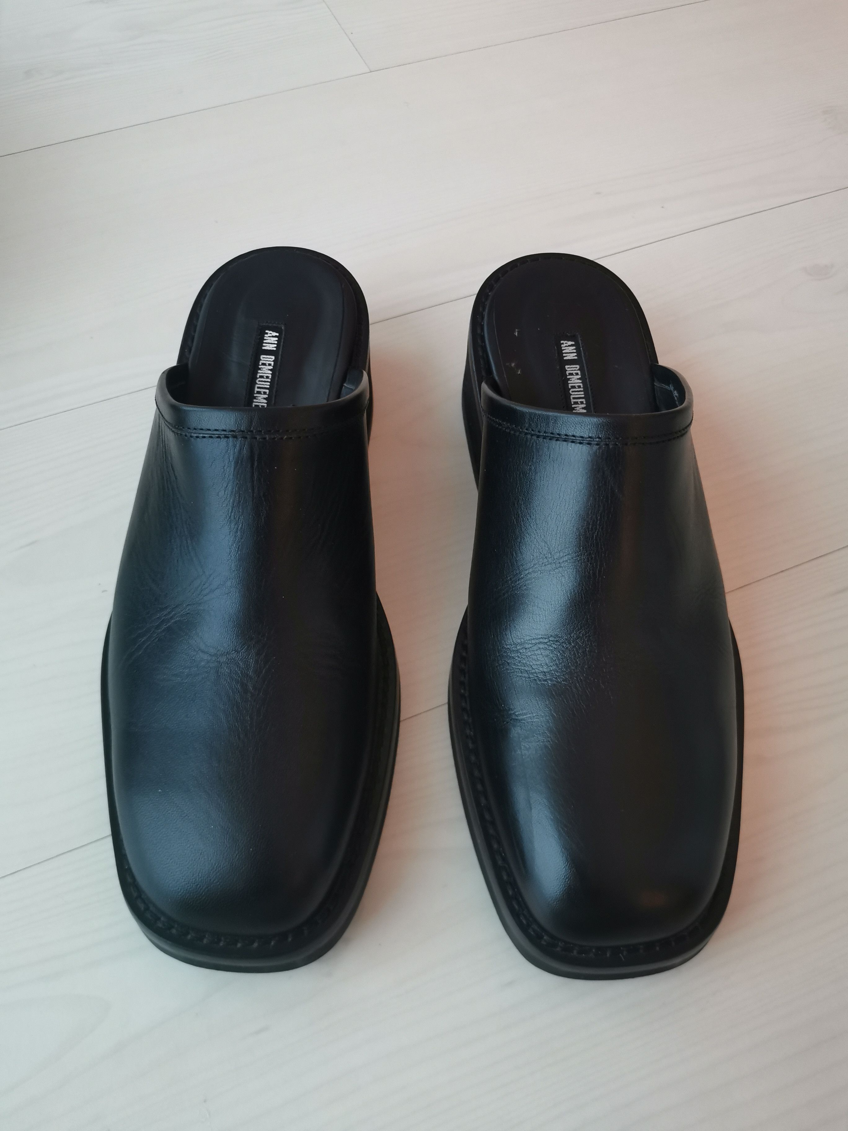 Ann Demeulemeester Ann Demeulemeester Mules Leather Size 40 Size US 7 / EU 40 - 2 Thumbnail
