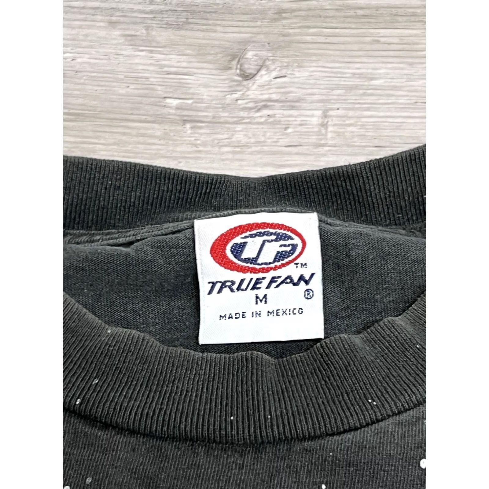 NFL Vintage True Fan Tampa Bay Buccaneers AOP Helmet Tee Shirt M Black 100% Cotton Graphic Print NFL Mens Size US M / EU 48-50 / 2 - 7 Thumbnail
