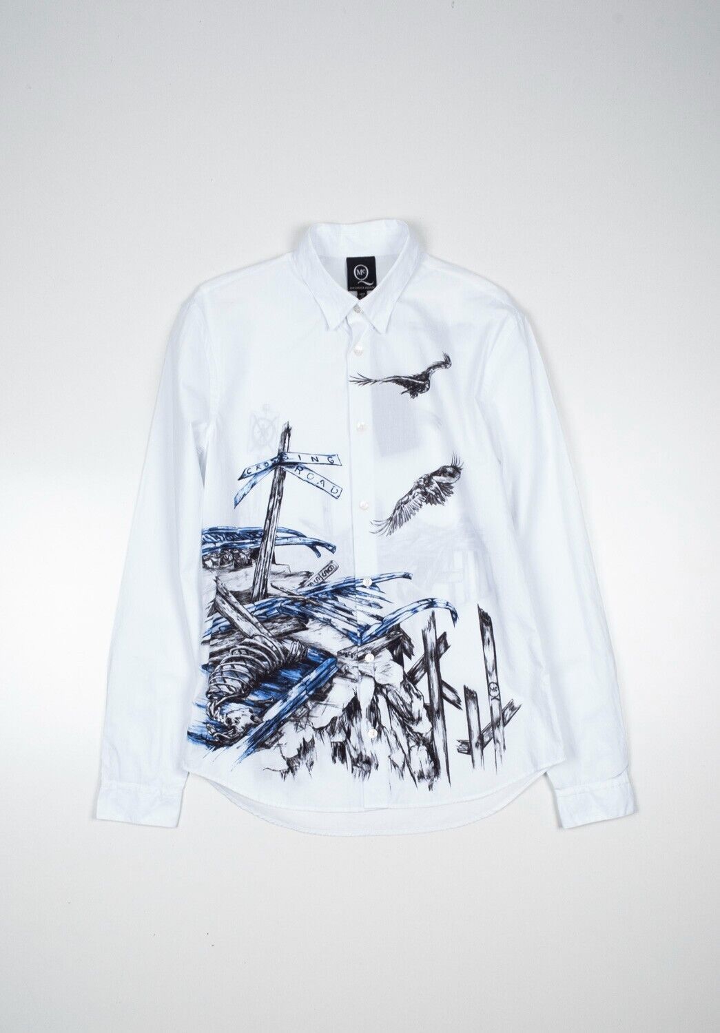 New Alexander Mcqueen Men Shirt Size ITA48/Medium S1271