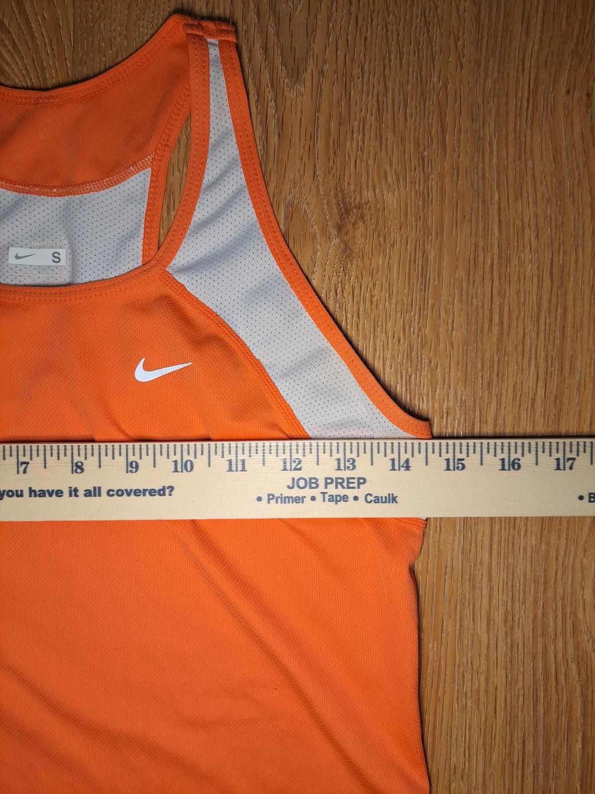 Nike Nike Dri Fit Tank Top Womens Small 4-6 Orange Activewear Size ONE SIZE - 7 Thumbnail