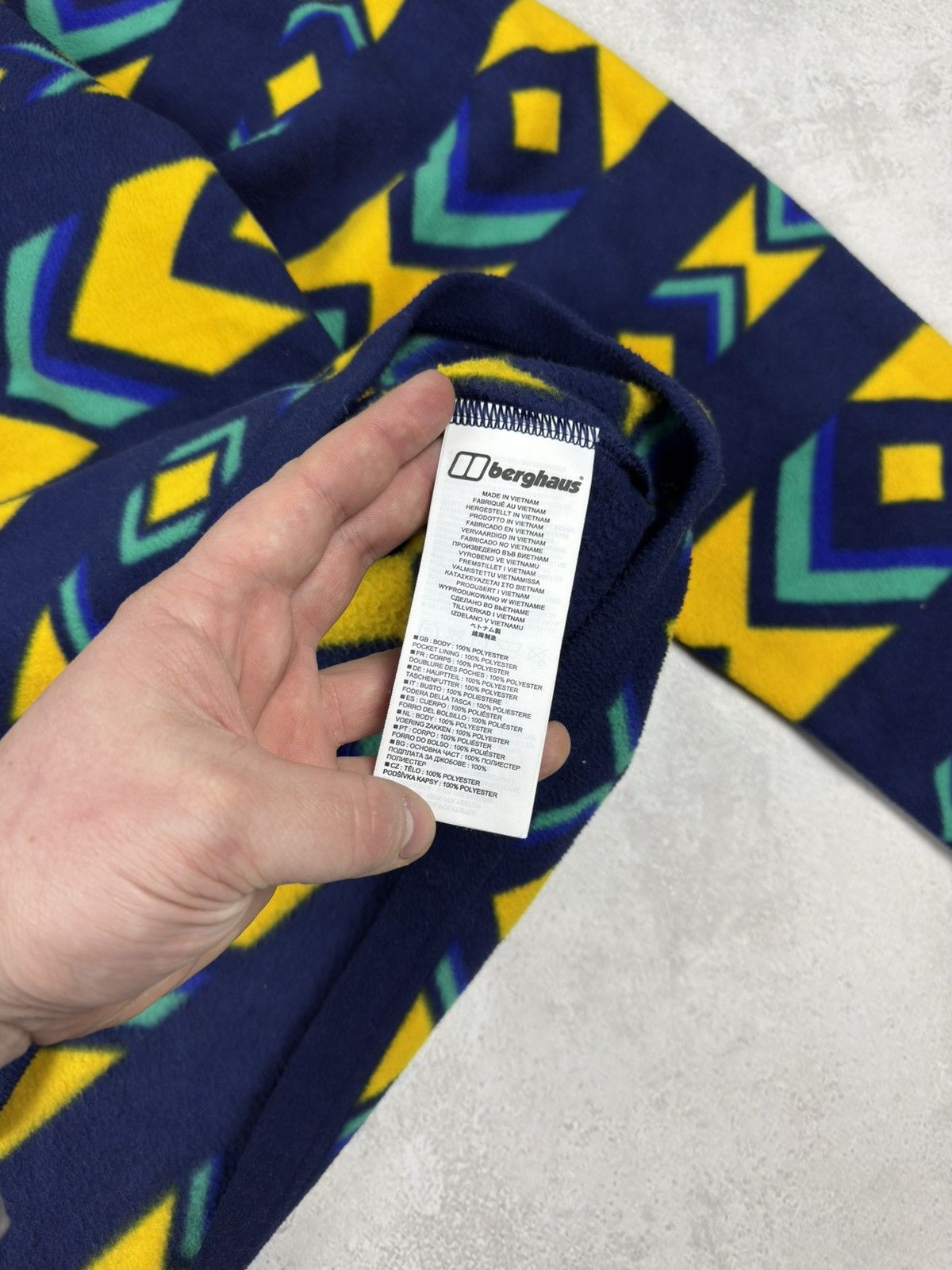 Berghaus Berghaus Prism Print Trango Half Fleece 1/4 Zip Outdoor Size US XL / EU 56 / 4 - 11 Thumbnail