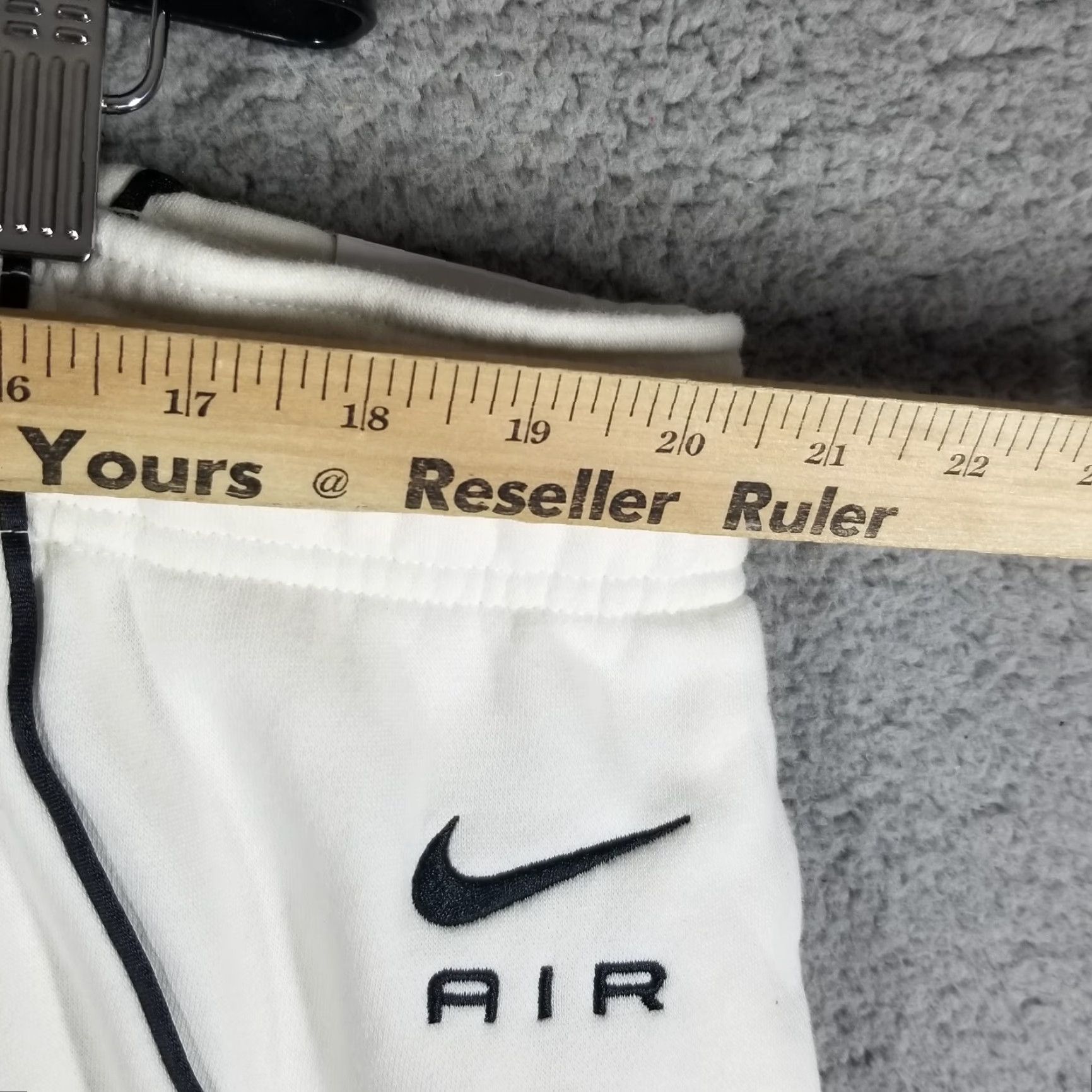 Nike VINTAGE Nike Joggers Pants Women Plus Size 2X White Athletic Casual Sweatpants Size 40" / US 18 - 5 Thumbnail