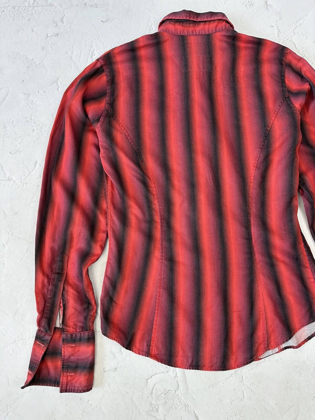 Vintage Vintage Gaultier Style Stripped Shirt Size M / US 6-8 / IT 42-44 - 6 Thumbnail