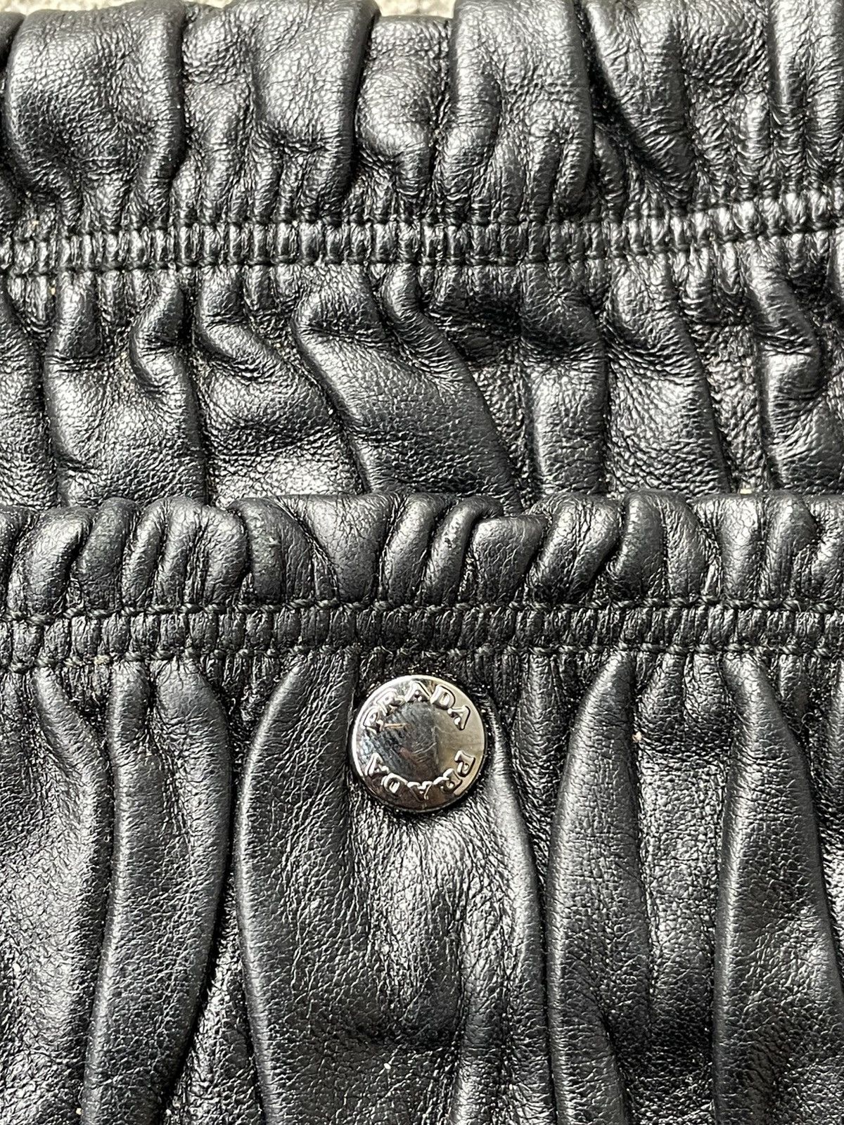 Prada Nappa Gaufre Leather Chain Flap Bag Size ONE SIZE - 4 Thumbnail