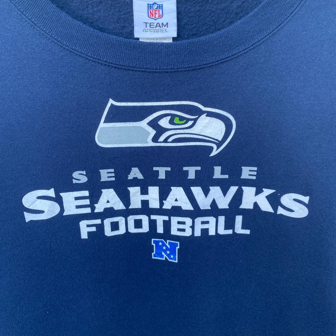 NFL SEATTLE SEAHAWKS NFL SWEATSHIRT XL BAGGY PULLOVER Size US XL / EU 56 / 4 - 4 Thumbnail