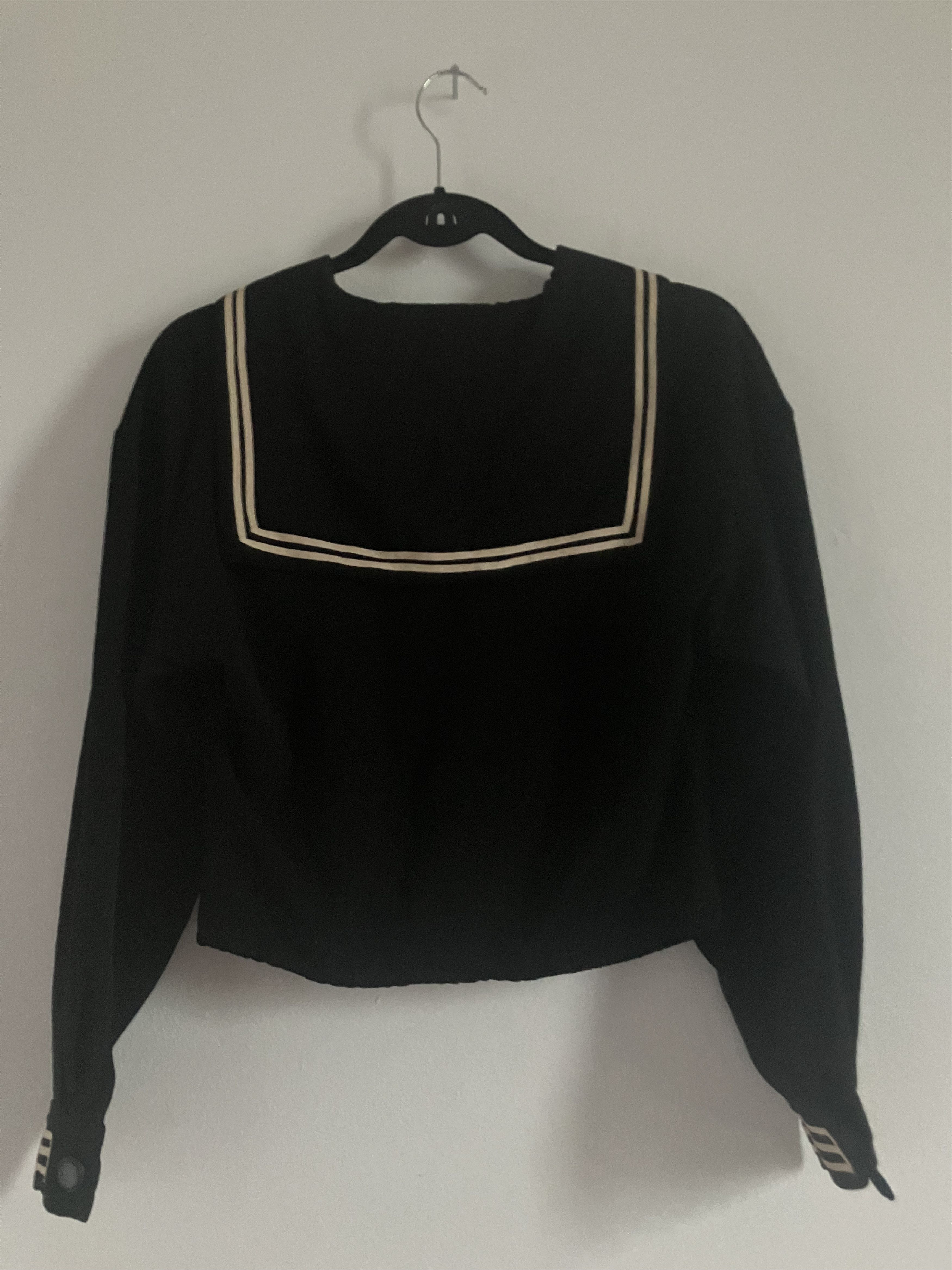 Yohji Yamamoto Vintage black nautical sailor zip top Size M / US 6-8 / IT 42-44 - 3 Thumbnail