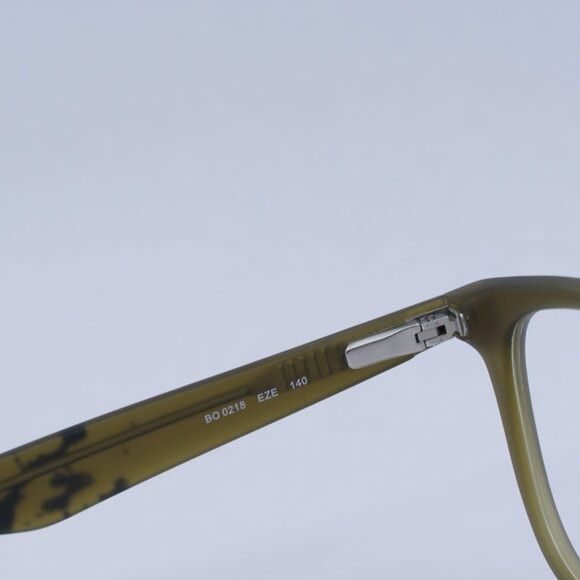 Hugo Boss New Hugo Boss BO 0218 EZE Eyeglasses - Olive Lowest price! Size ONE SIZE - 9 Thumbnail