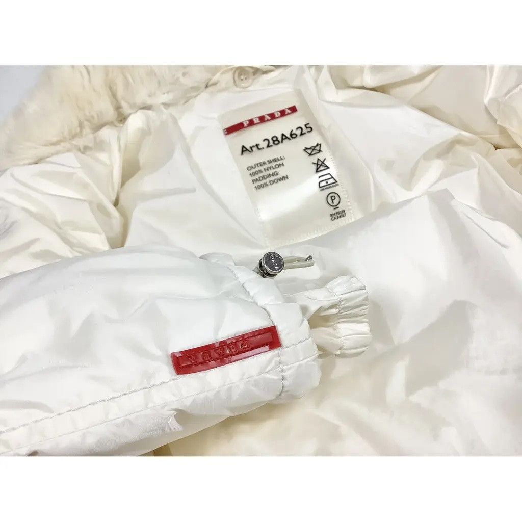 Prada Cream white Prada Puffer Down Coat Size M / US 6-8 / IT 42-44 - 5 Thumbnail