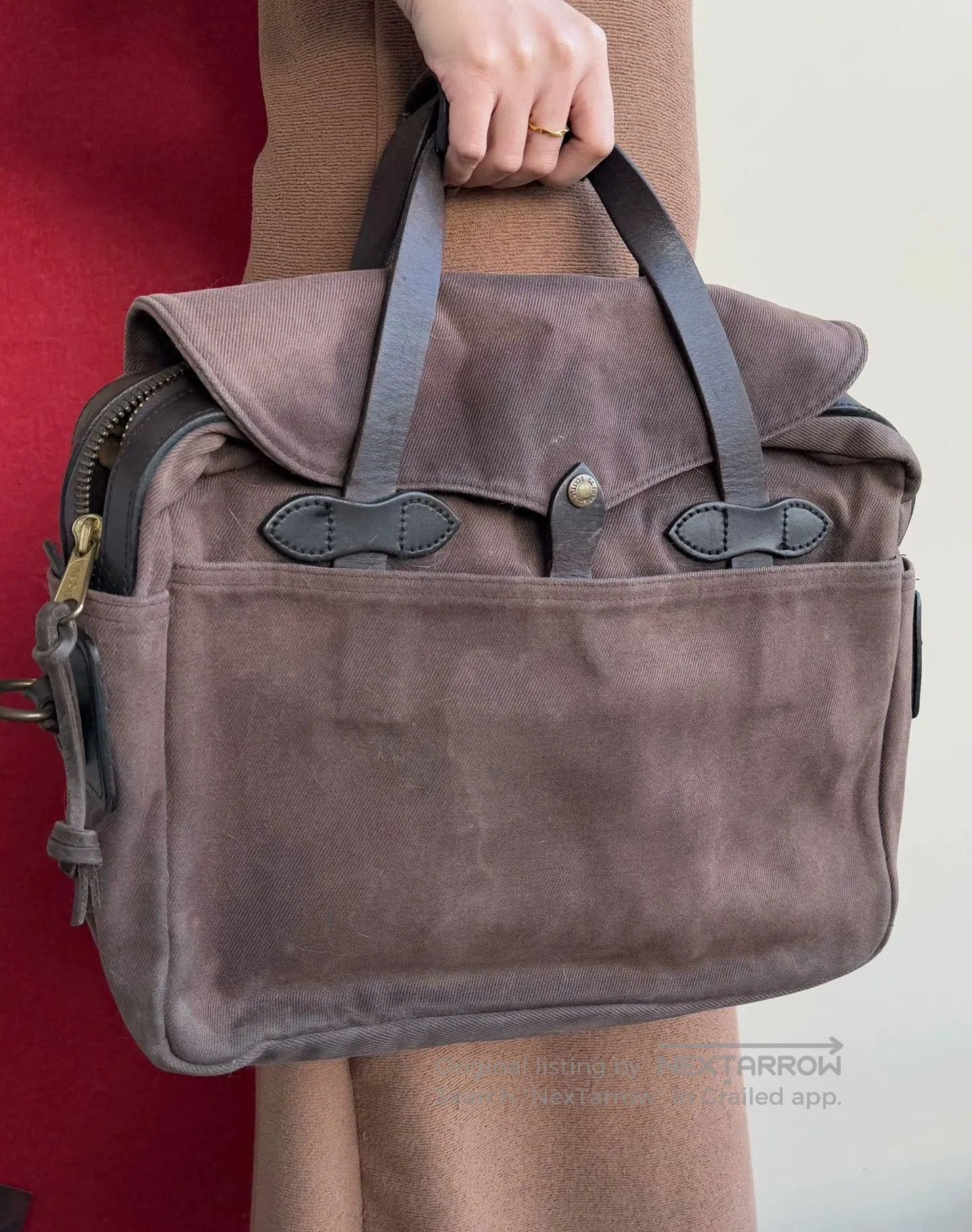 Filson Filson 70257 Canvas Crossbody Business Bag. Size ONE SIZE - 1 Thumbnail