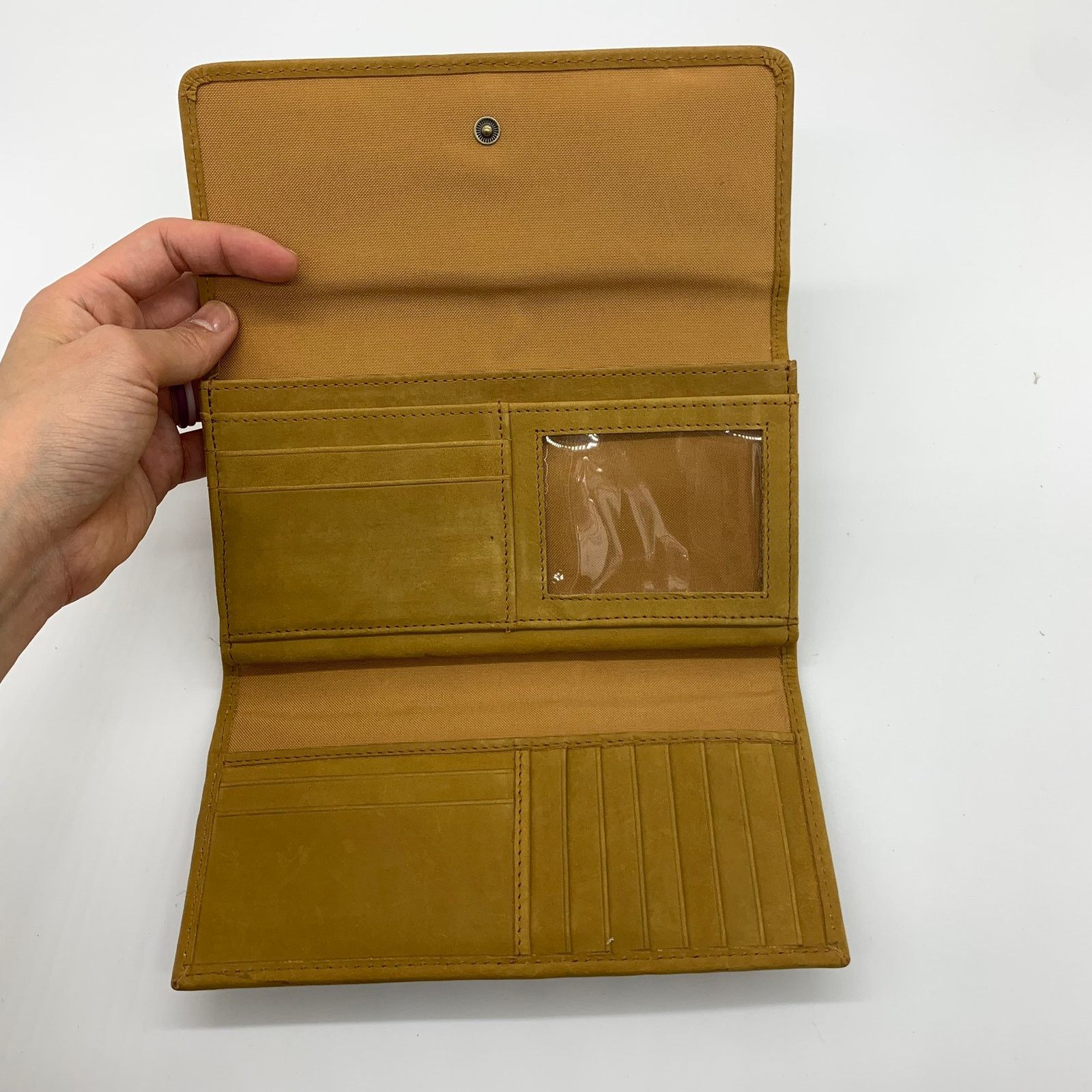 Timberland Timberland Leather Long Wallet Women Yellow Snap Enclosure Size ONE SIZE - 2 Thumbnail